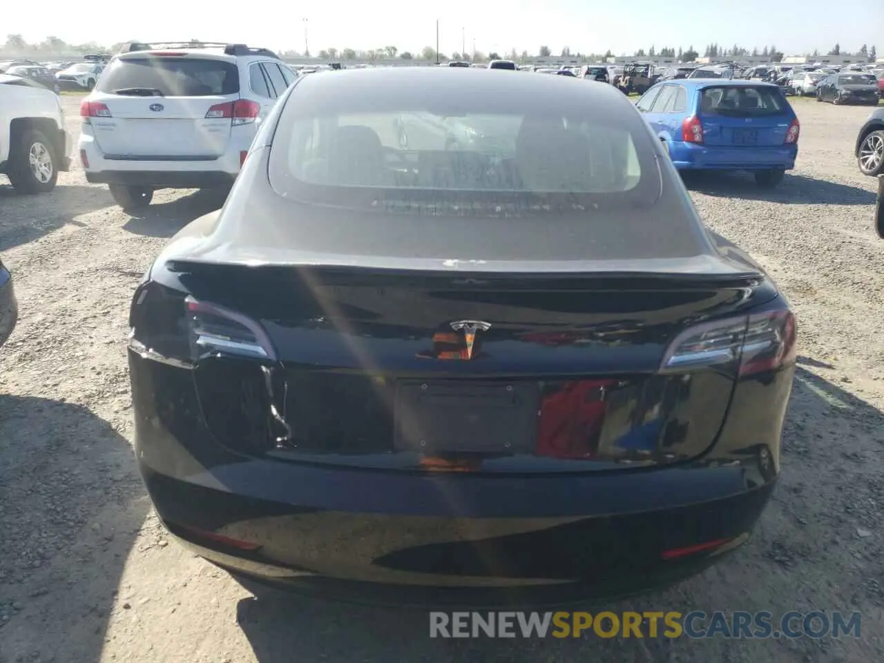 6 fotografías del automóvil dañado 5YJ3E1EA2KF398841 TESLA MODEL 3 2019