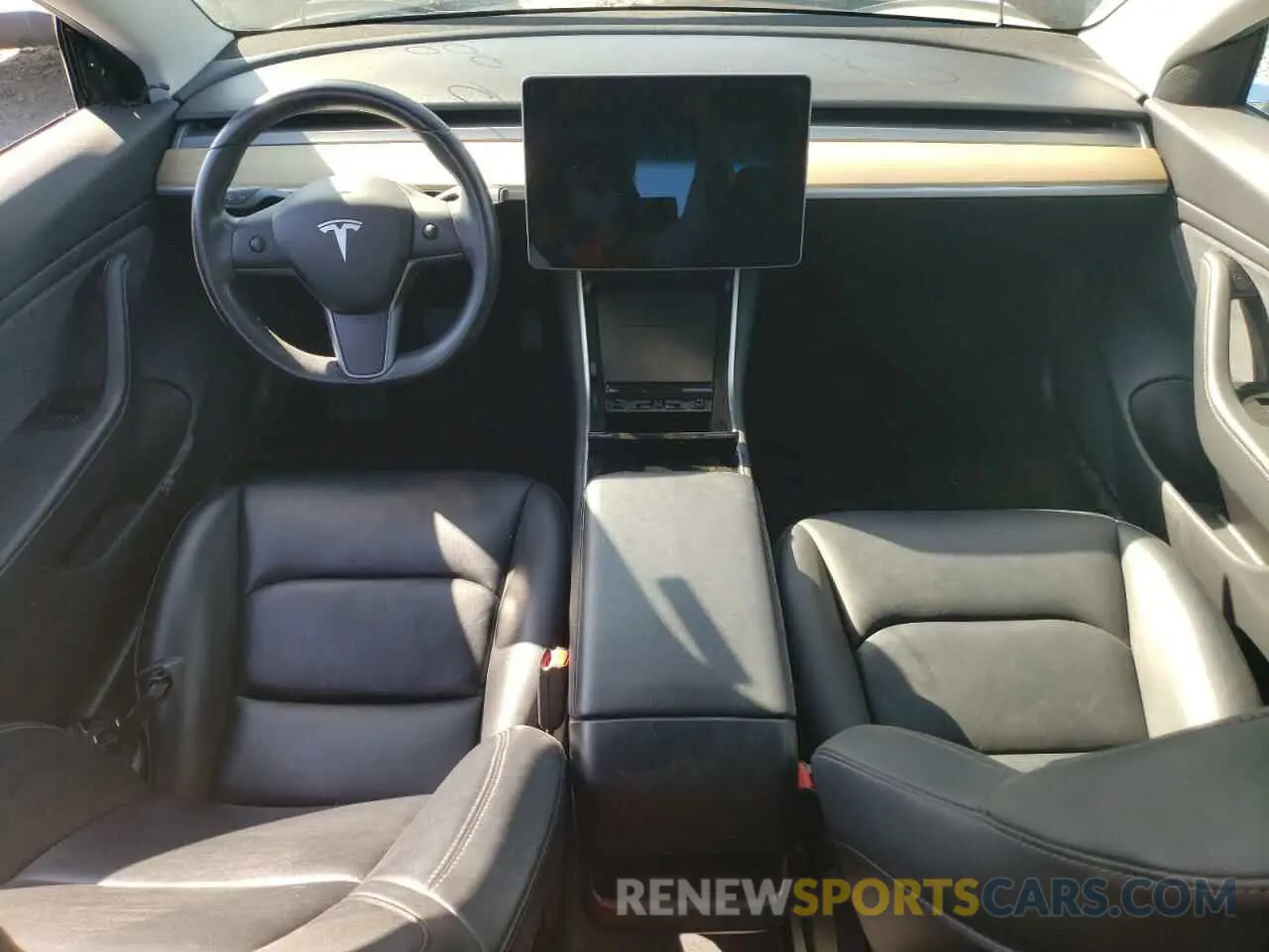 8 fotografías del automóvil dañado 5YJ3E1EA2KF398841 TESLA MODEL 3 2019
