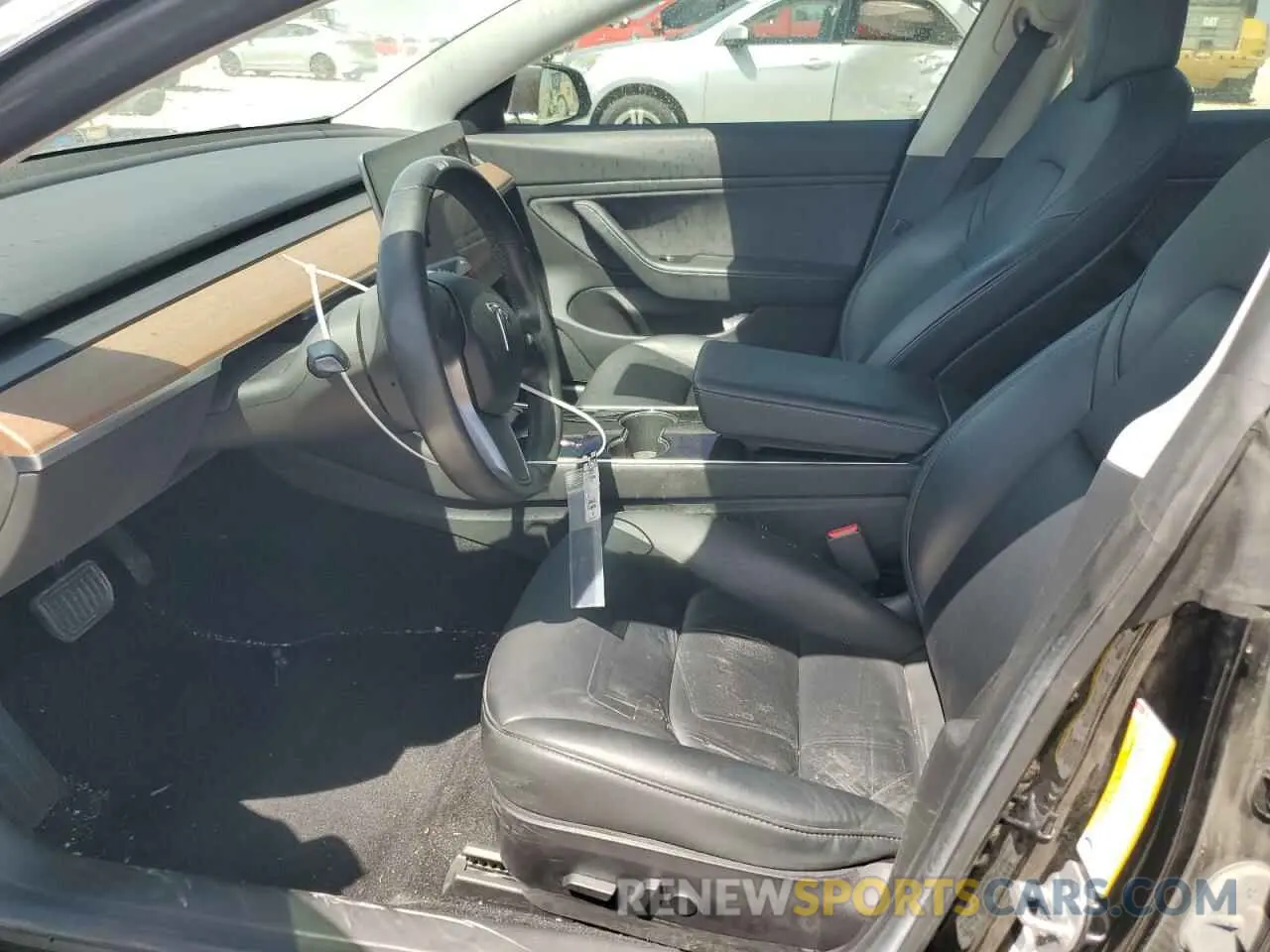 7 fotografías del automóvil dañado 5YJ3E1EA2KF399116 TESLA MODEL 3 2019