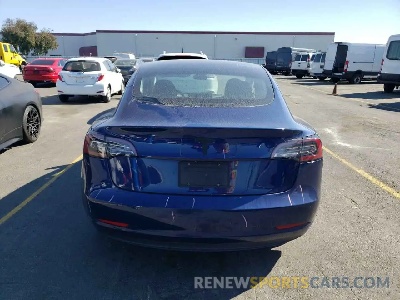 6 fotografías del automóvil dañado 5YJ3E1EA2KF401043 TESLA MODEL 3 2019