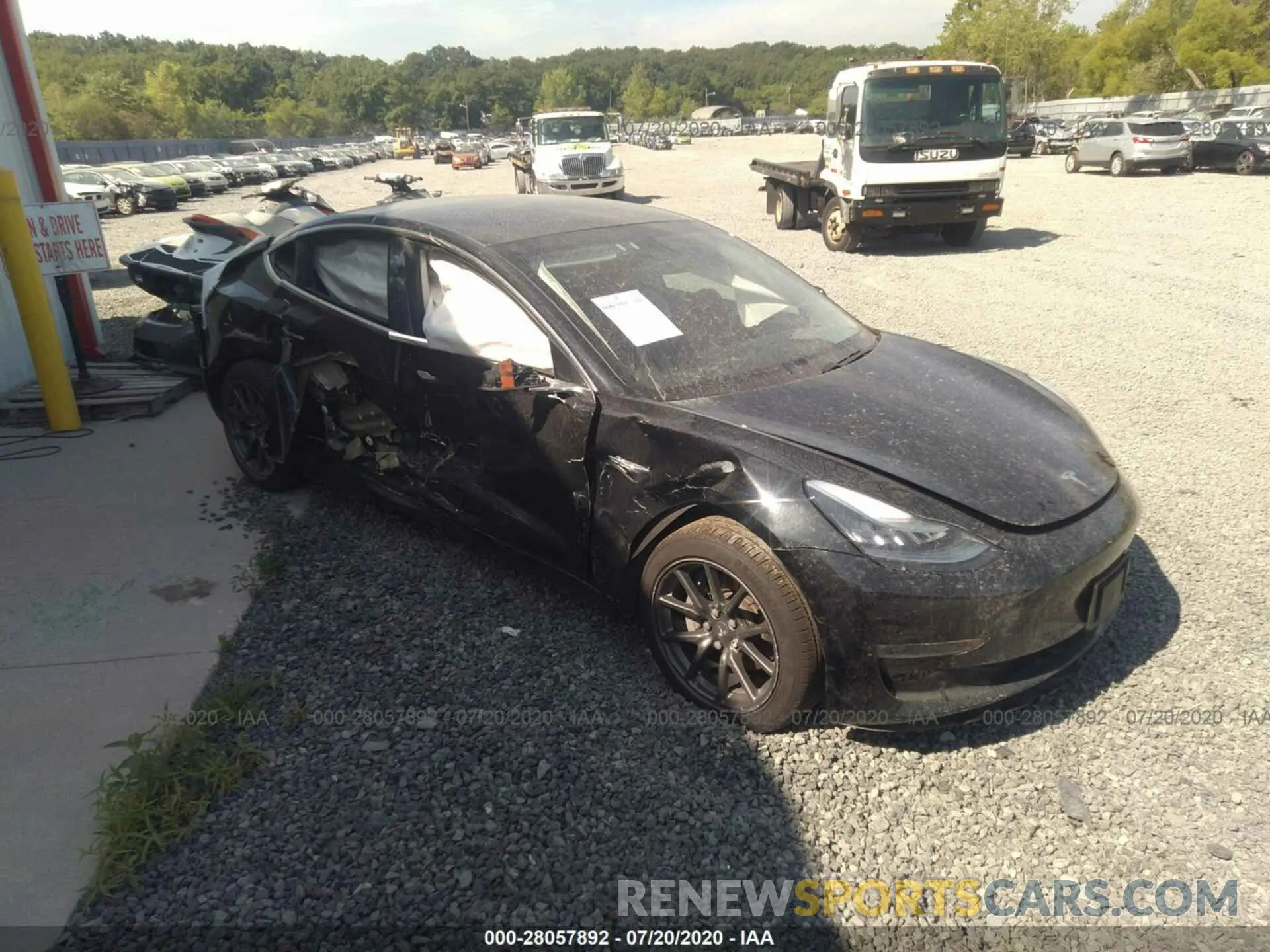 1 fotografías del automóvil dañado 5YJ3E1EA2KF409806 TESLA MODEL 3 2019