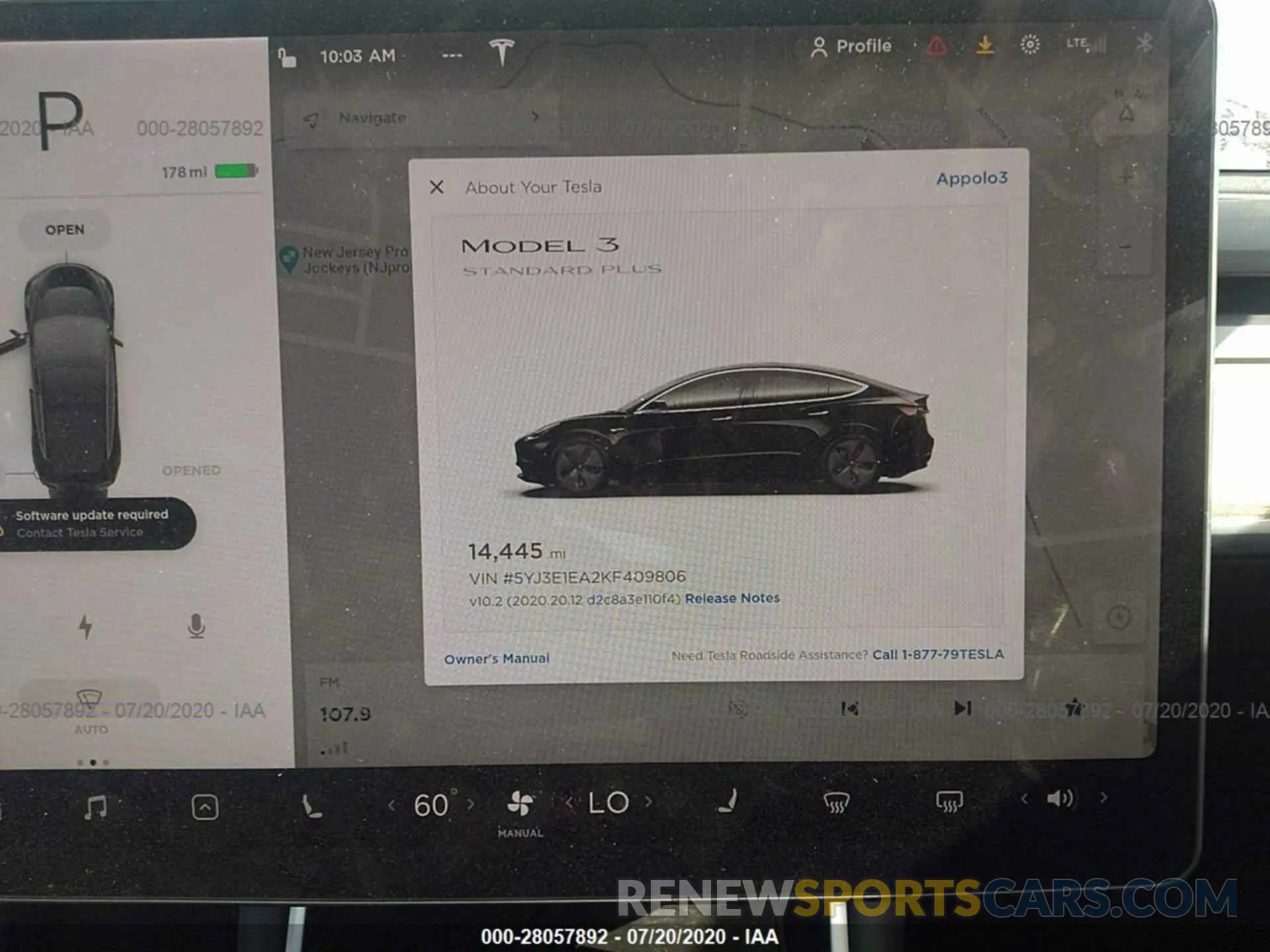 7 fotografías del automóvil dañado 5YJ3E1EA2KF409806 TESLA MODEL 3 2019