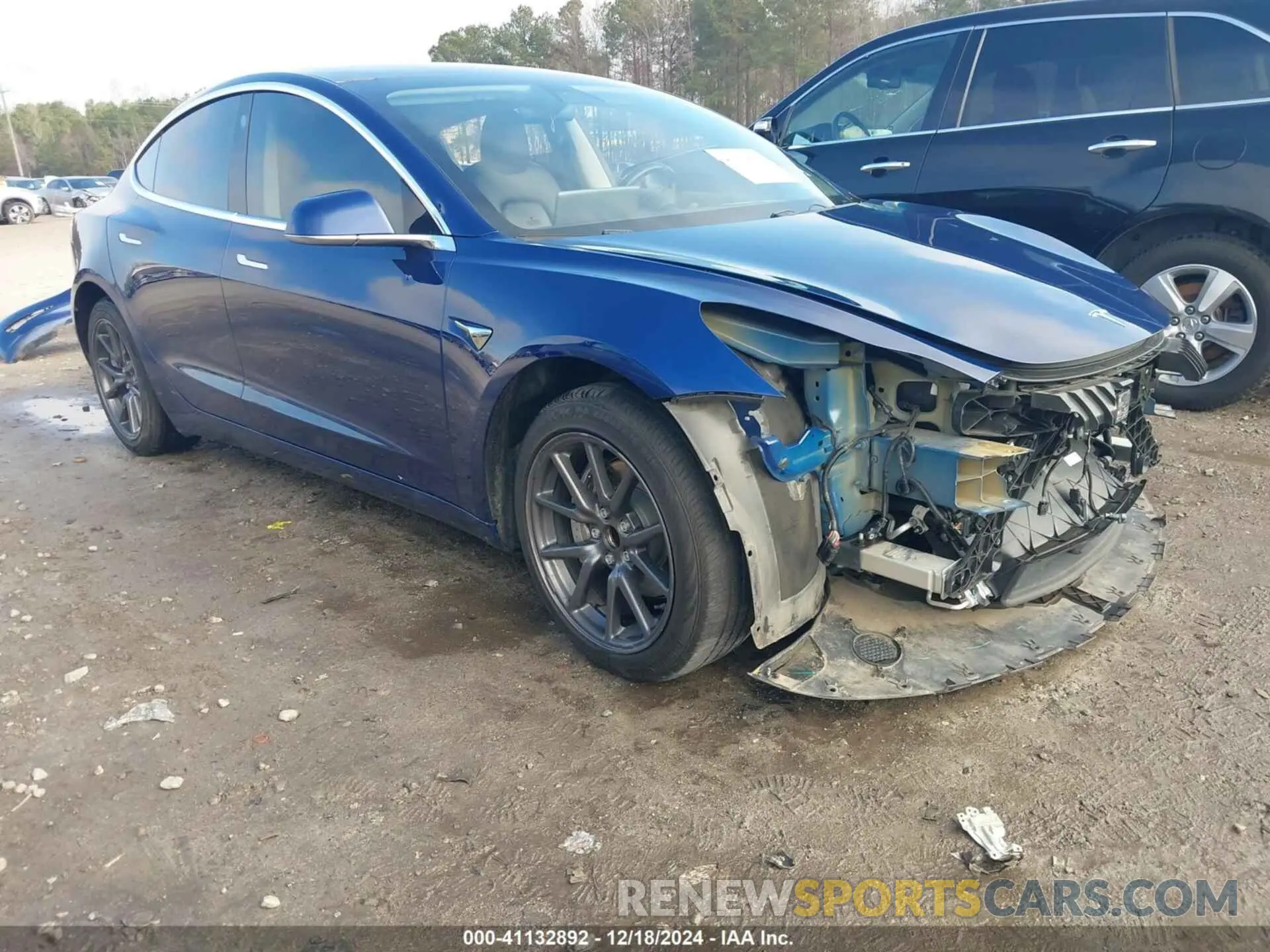 1 fotografías del automóvil dañado 5YJ3E1EA2KF411846 TESLA MODEL 3 2019