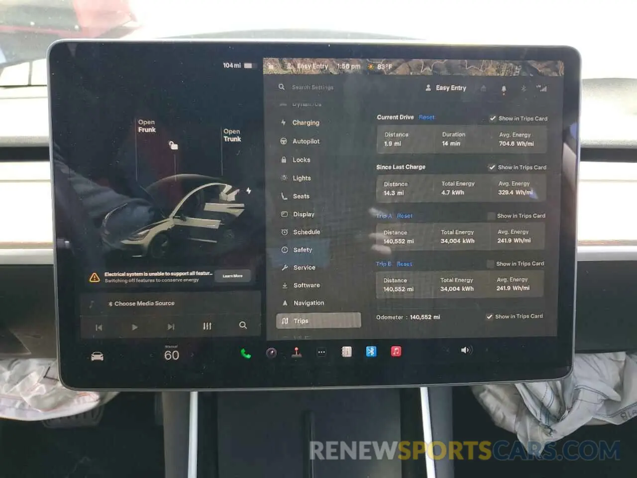 9 fotografías del automóvil dañado 5YJ3E1EA2KF416304 TESLA MODEL 3 2019
