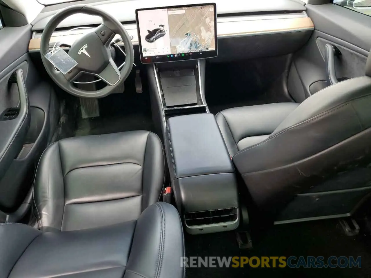 8 fotografías del automóvil dañado 5YJ3E1EA2KF417212 TESLA MODEL 3 2019