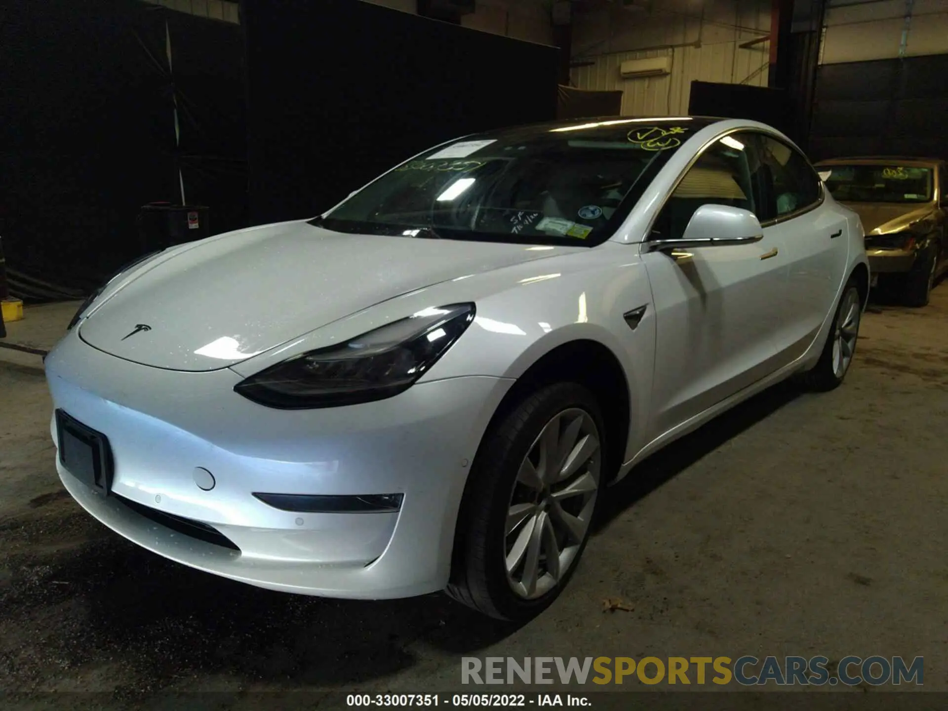 2 fotografías del automóvil dañado 5YJ3E1EA2KF419431 TESLA MODEL 3 2019