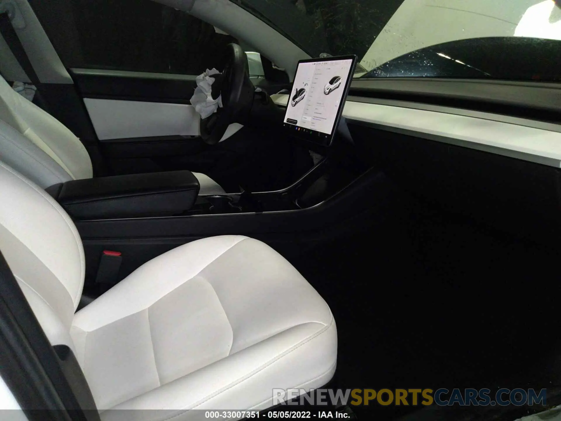 5 fotografías del automóvil dañado 5YJ3E1EA2KF419431 TESLA MODEL 3 2019