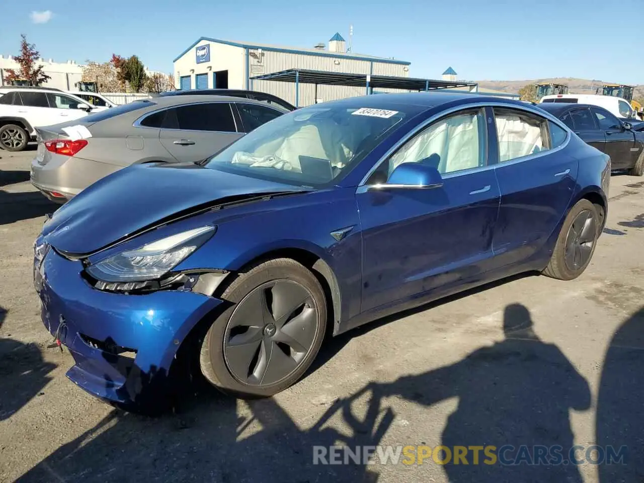 1 fotografías del automóvil dañado 5YJ3E1EA2KF421261 TESLA MODEL 3 2019