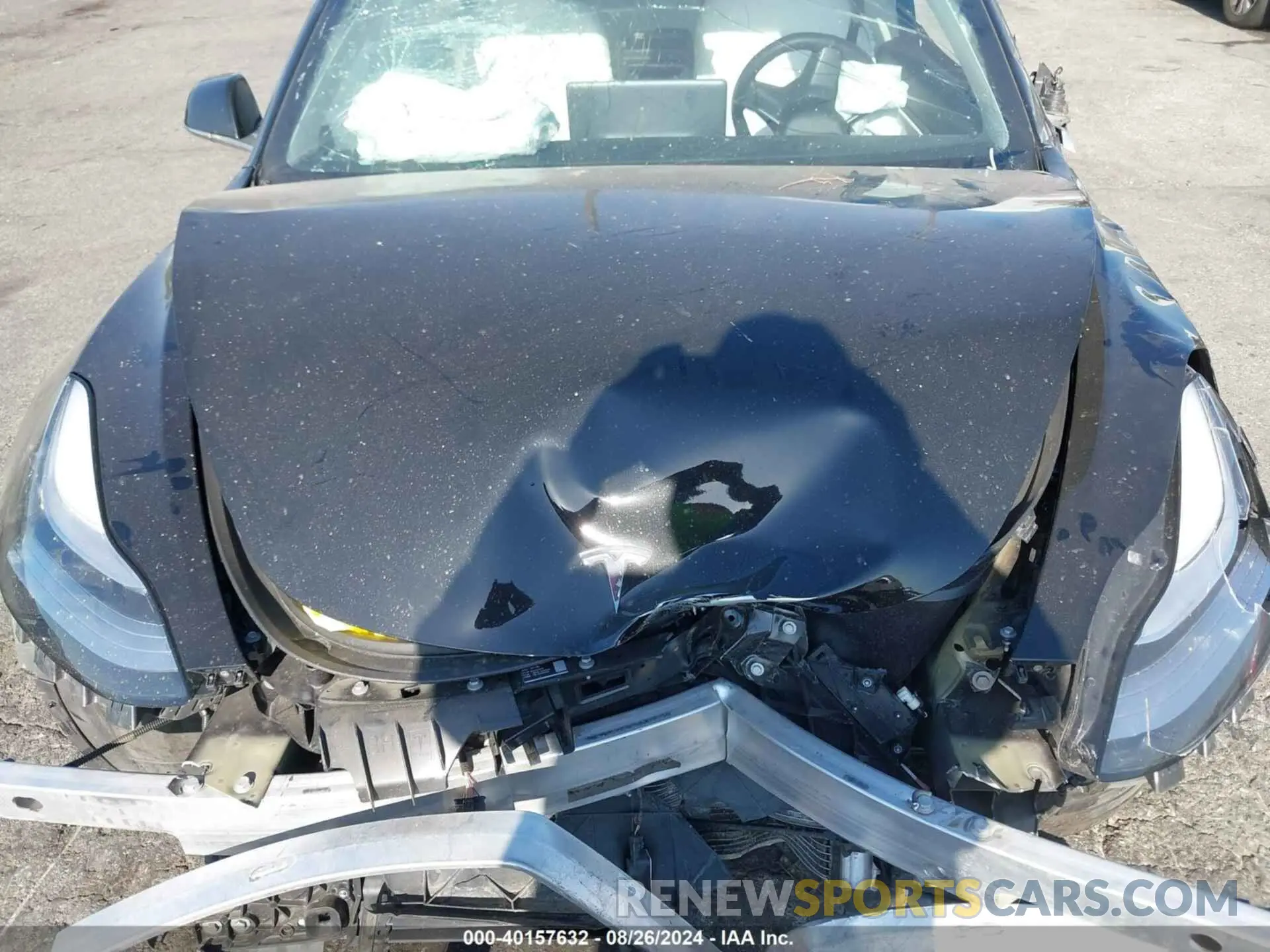 10 fotografías del automóvil dañado 5YJ3E1EA2KF431479 TESLA MODEL 3 2019