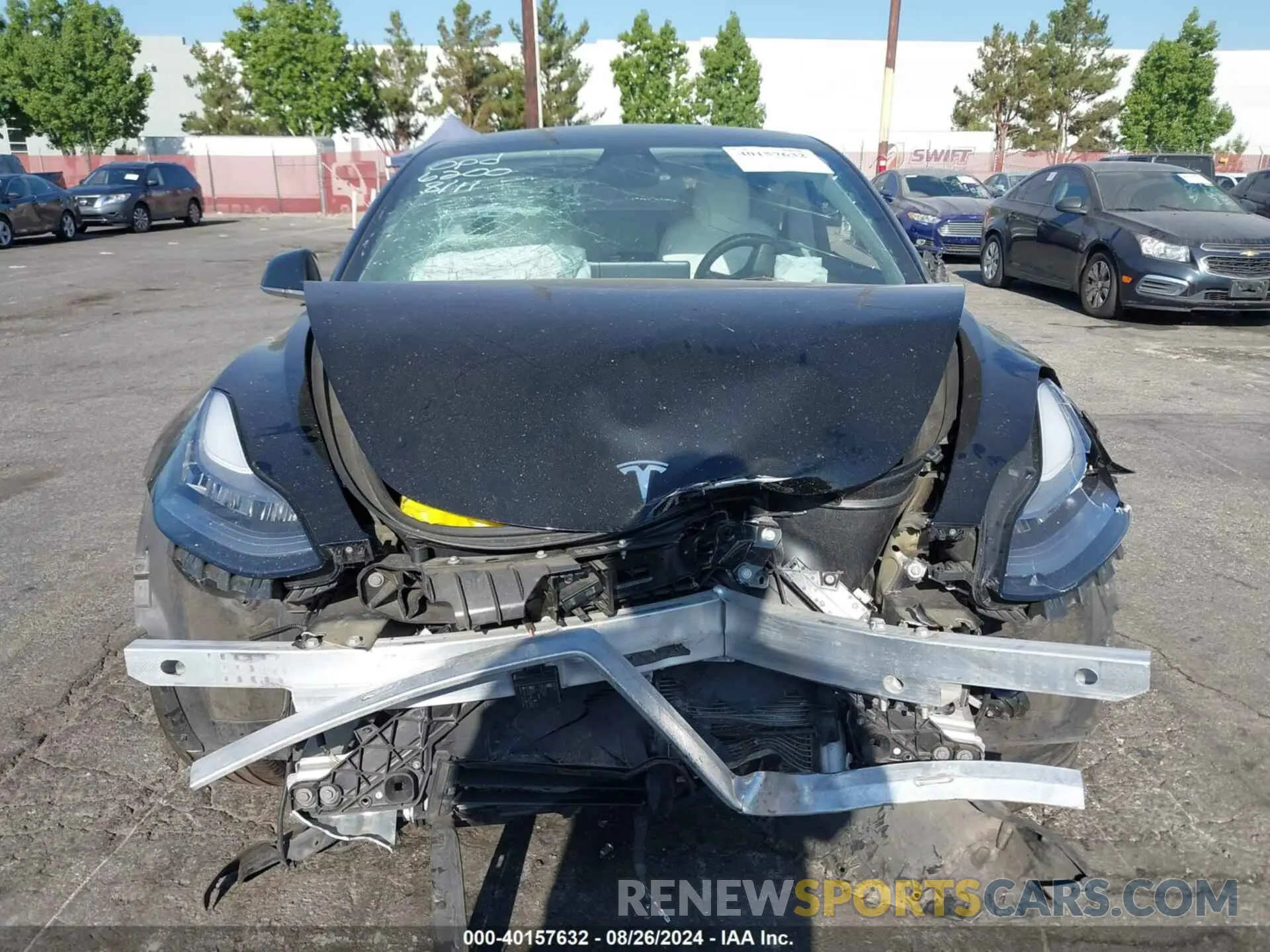 12 fotografías del automóvil dañado 5YJ3E1EA2KF431479 TESLA MODEL 3 2019