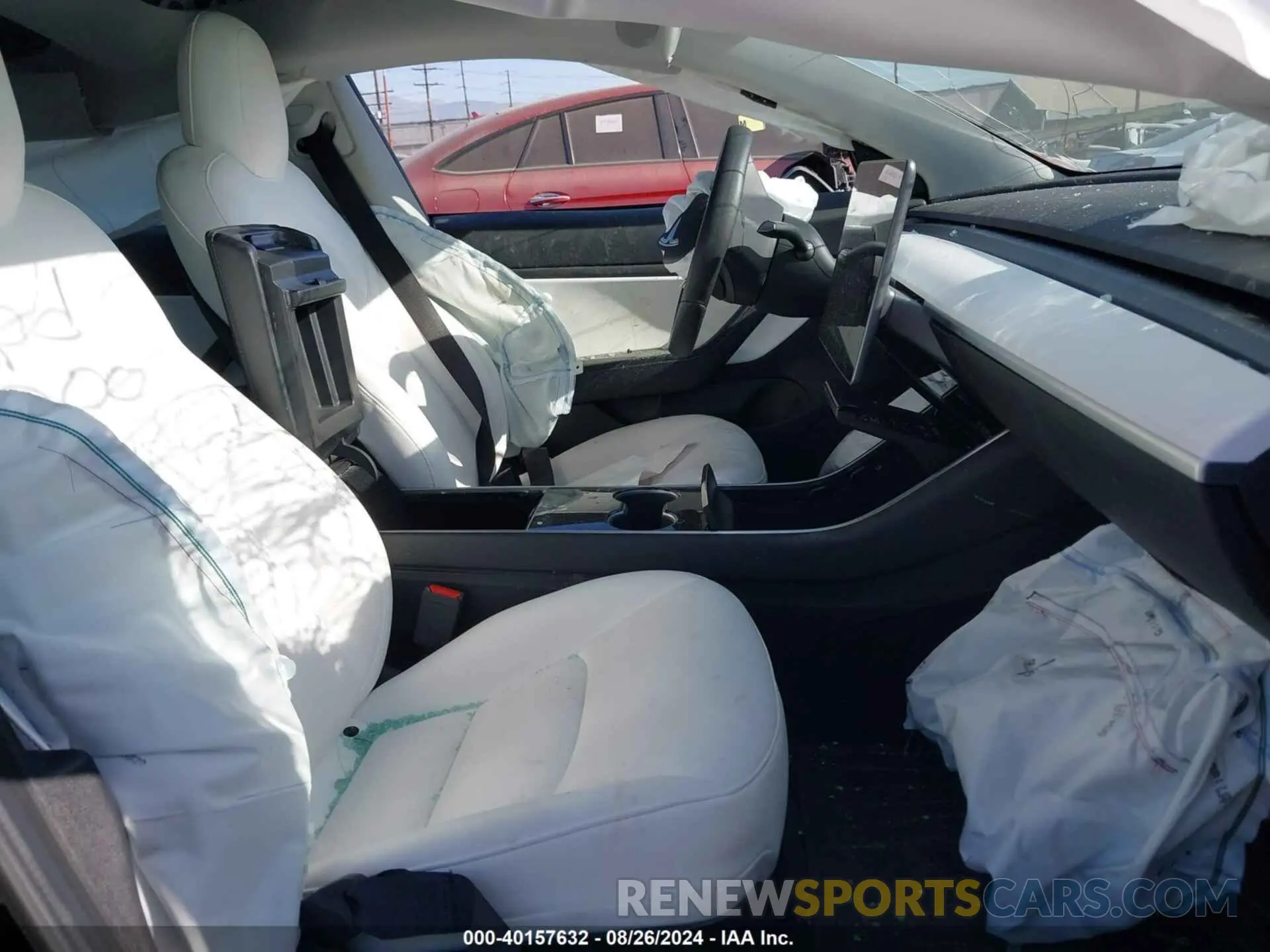 5 fotografías del automóvil dañado 5YJ3E1EA2KF431479 TESLA MODEL 3 2019