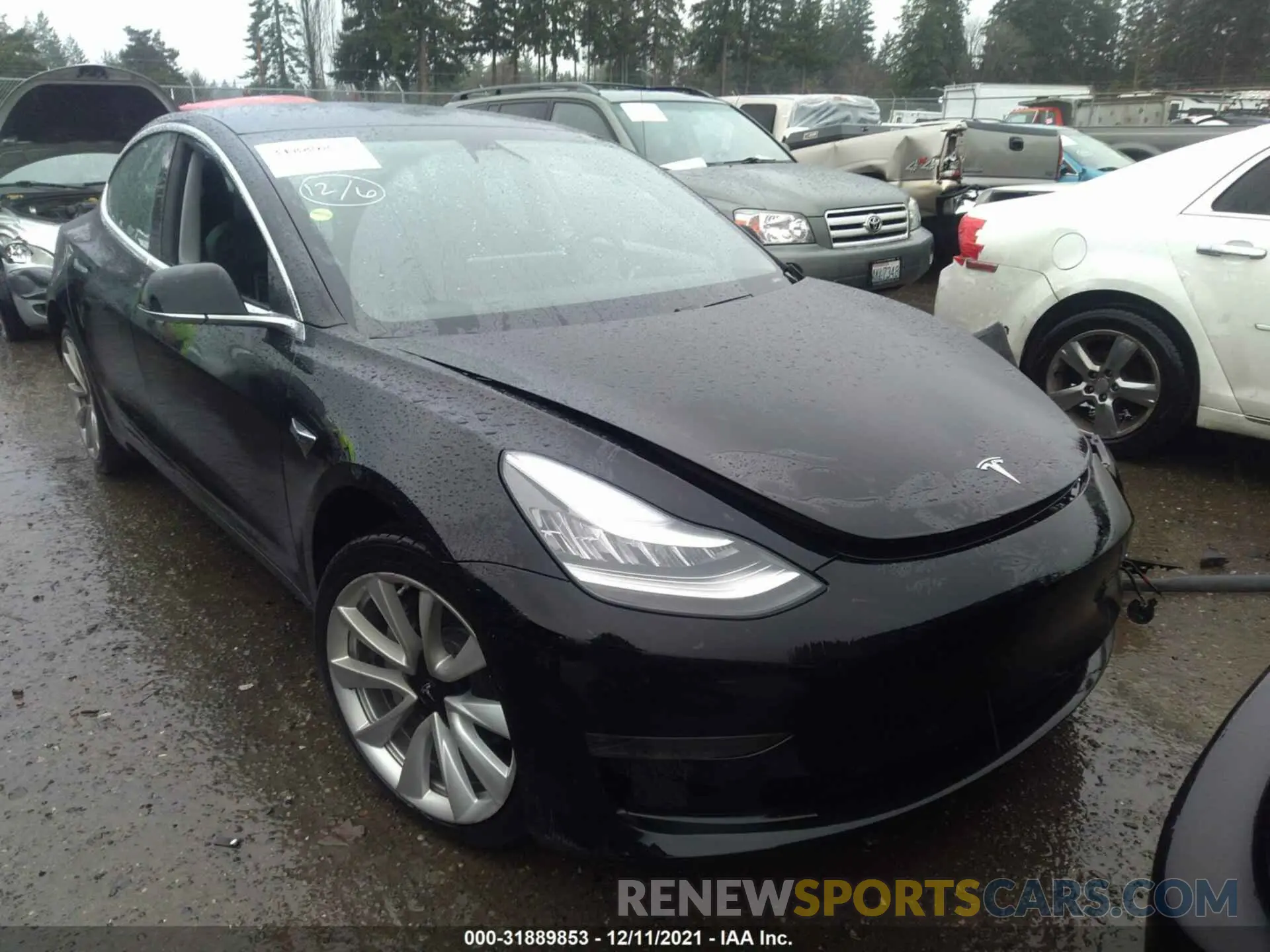 1 fotografías del automóvil dañado 5YJ3E1EA2KF434575 TESLA MODEL 3 2019