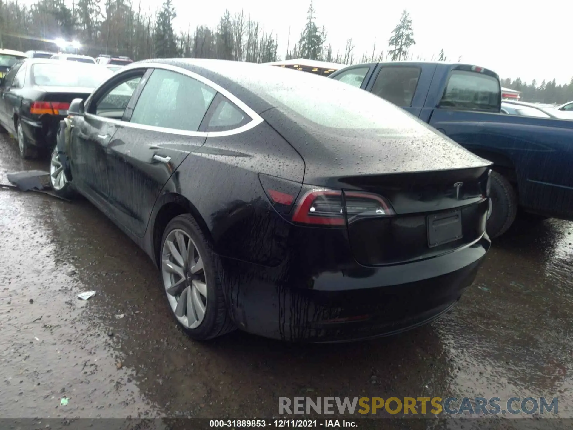 3 fotografías del automóvil dañado 5YJ3E1EA2KF434575 TESLA MODEL 3 2019
