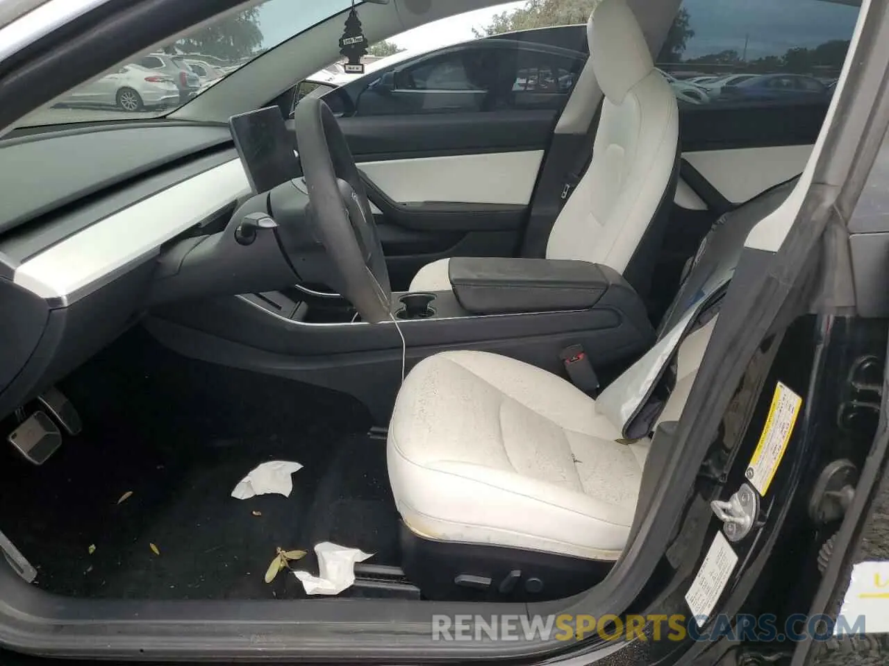 7 fotografías del automóvil dañado 5YJ3E1EA2KF445219 TESLA MODEL 3 2019
