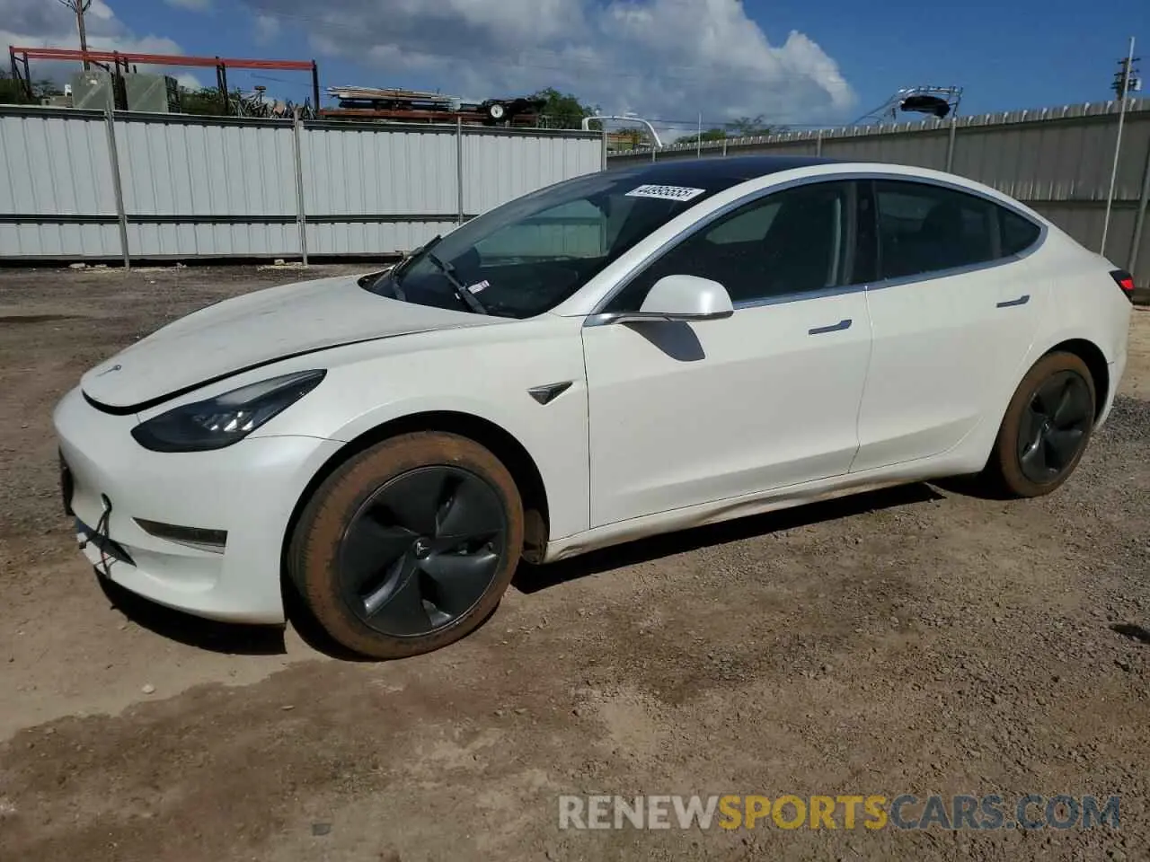 1 fotografías del automóvil dañado 5YJ3E1EA2KF466863 TESLA MODEL 3 2019
