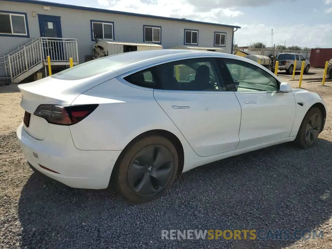 3 fotografías del automóvil dañado 5YJ3E1EA2KF466863 TESLA MODEL 3 2019