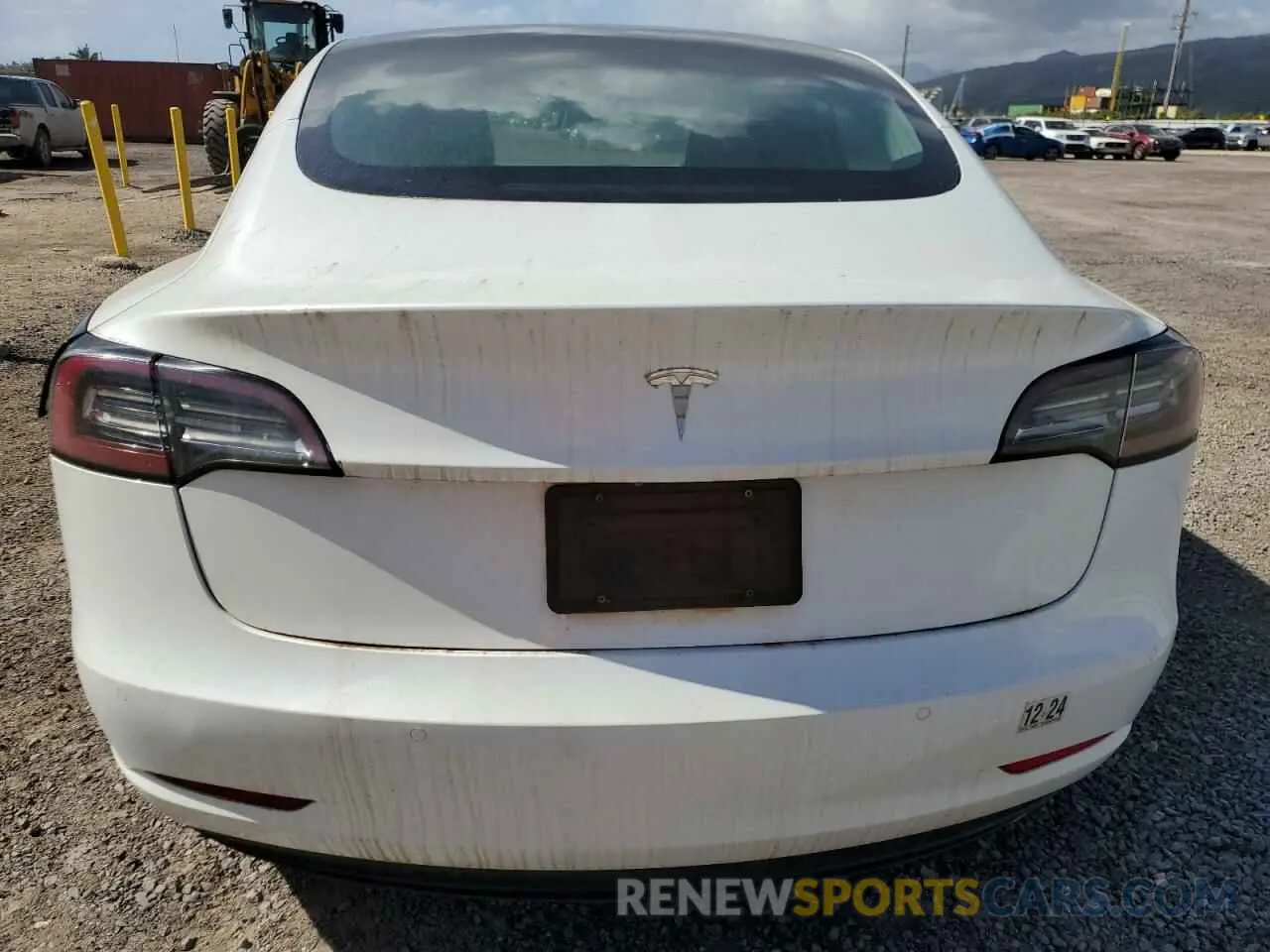 6 fotografías del automóvil dañado 5YJ3E1EA2KF466863 TESLA MODEL 3 2019