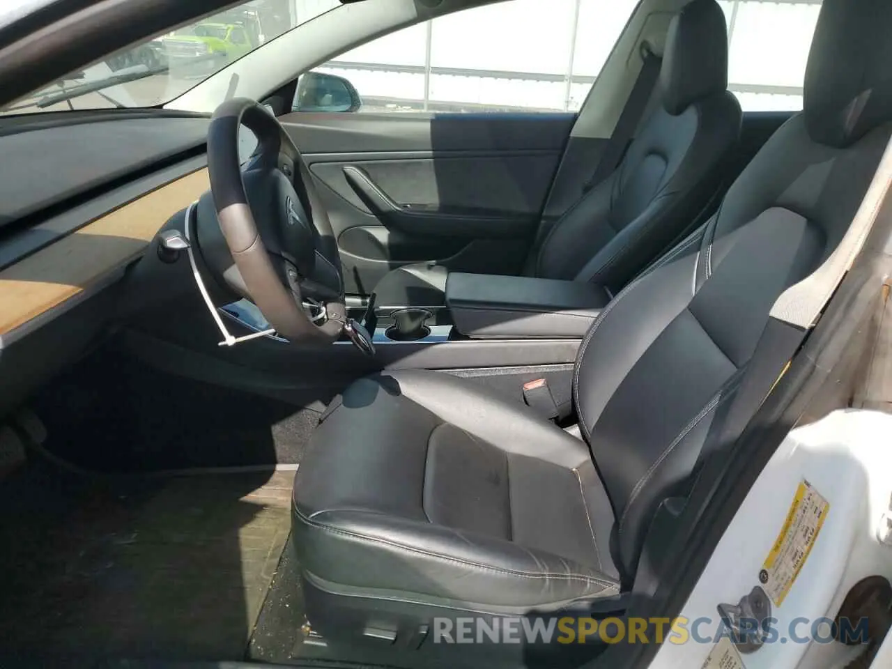 7 fotografías del automóvil dañado 5YJ3E1EA2KF466863 TESLA MODEL 3 2019