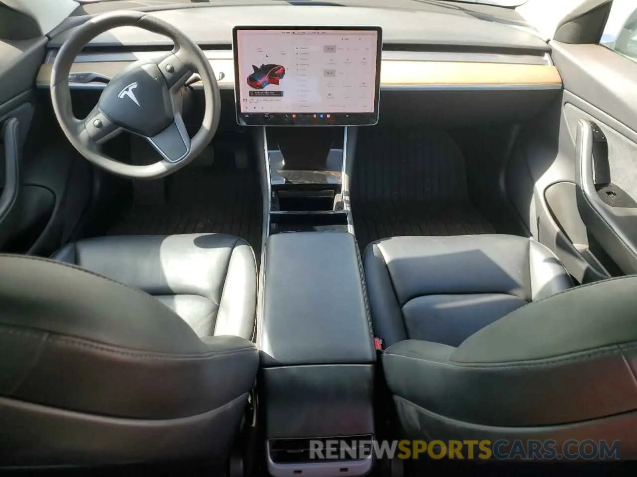 8 fotografías del automóvil dañado 5YJ3E1EA2KF466863 TESLA MODEL 3 2019