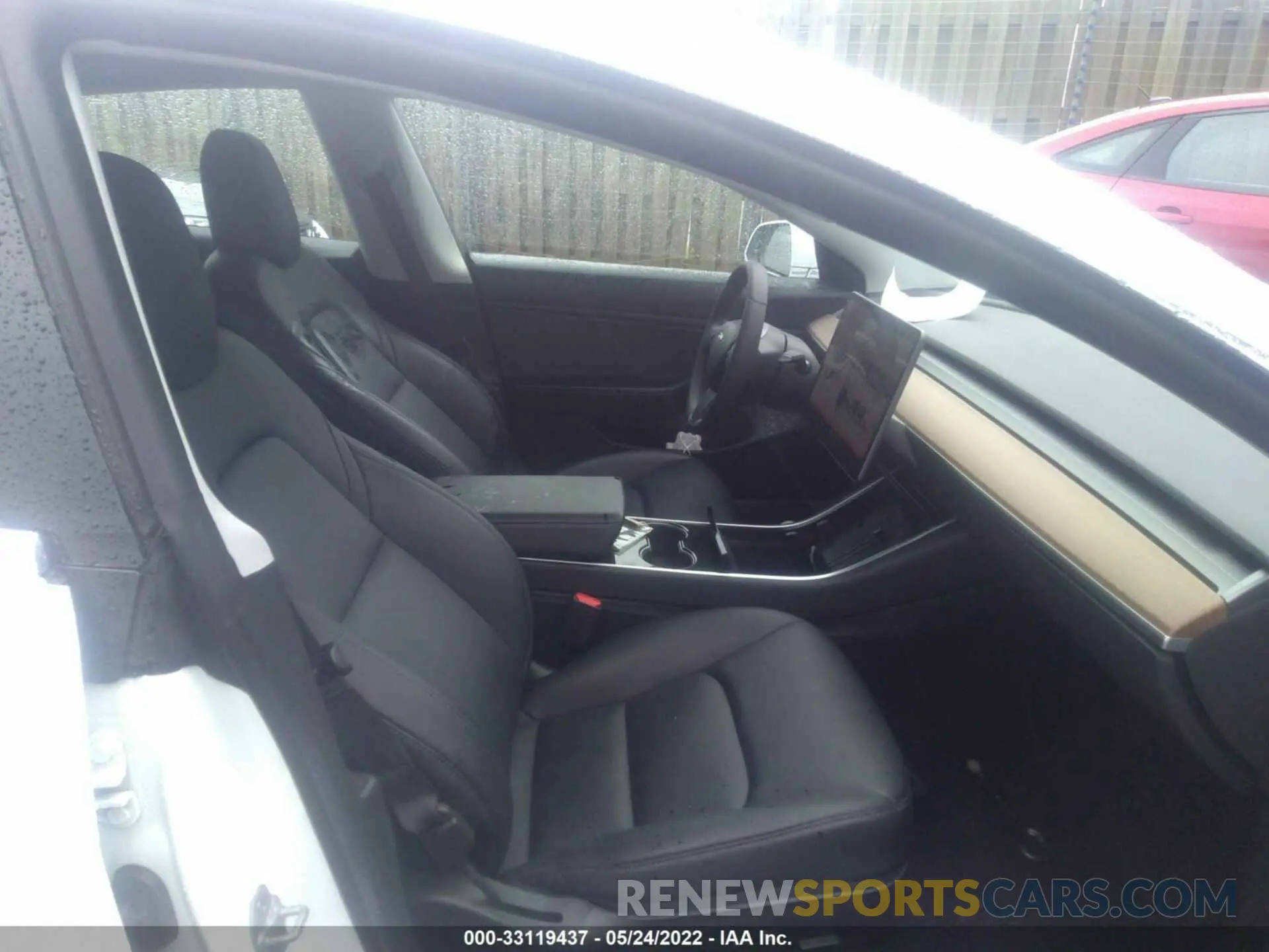 5 fotografías del automóvil dañado 5YJ3E1EA2KF483727 TESLA MODEL 3 2019