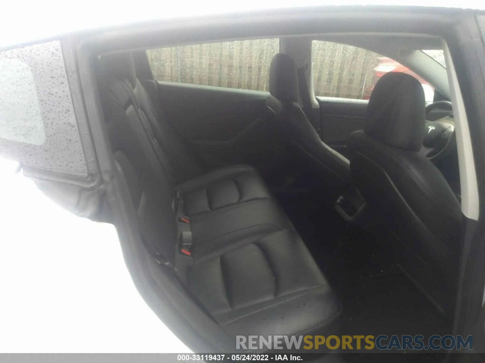 8 fotografías del automóvil dañado 5YJ3E1EA2KF483727 TESLA MODEL 3 2019