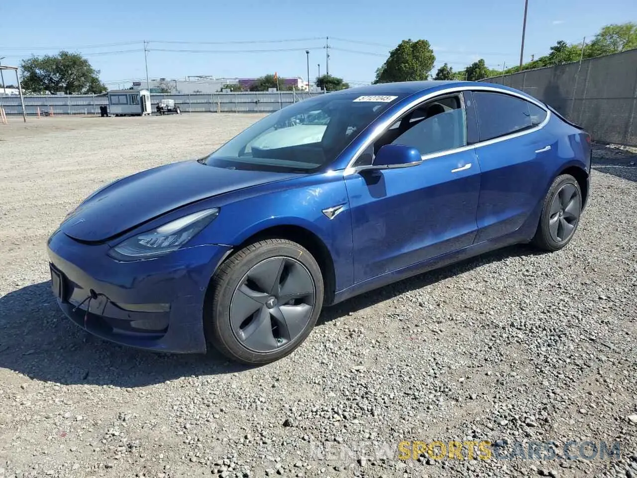 1 fotografías del automóvil dañado 5YJ3E1EA2KF485767 TESLA MODEL 3 2019