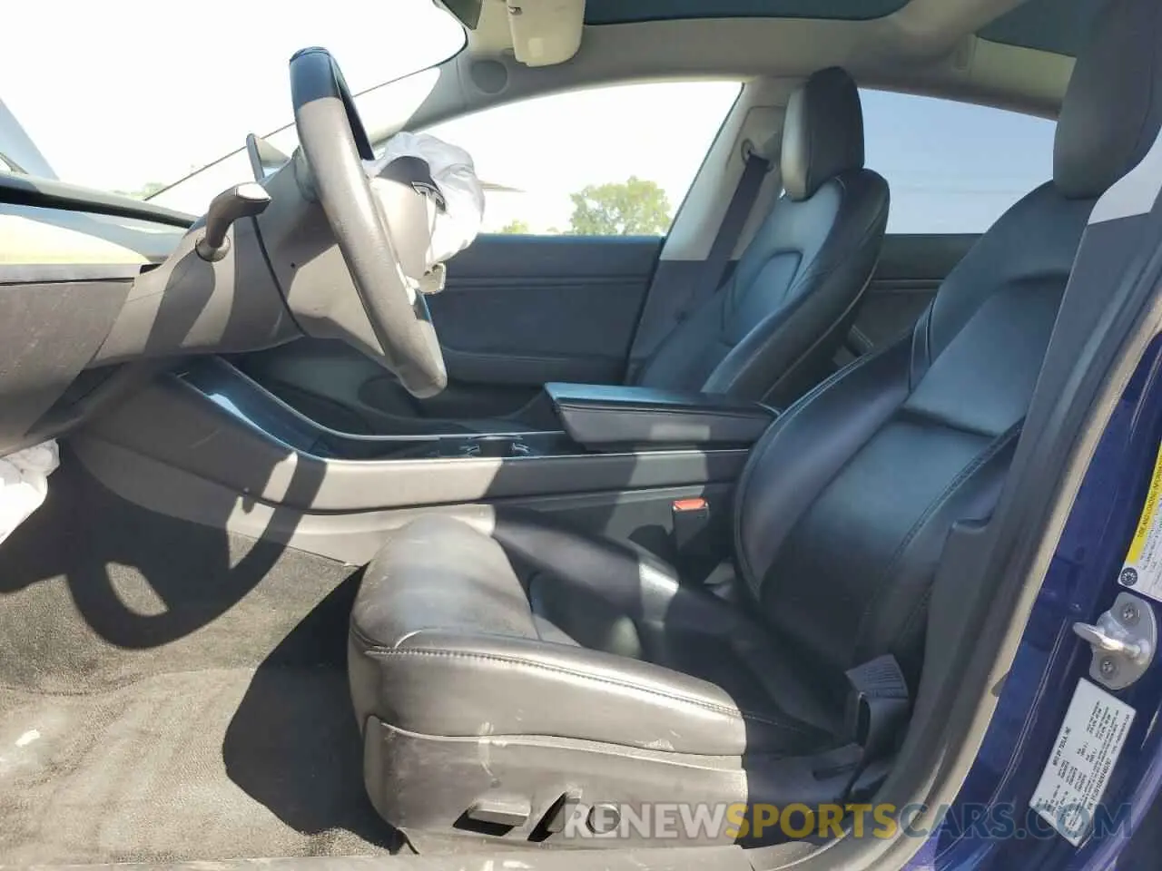 7 fotografías del automóvil dañado 5YJ3E1EA2KF485767 TESLA MODEL 3 2019