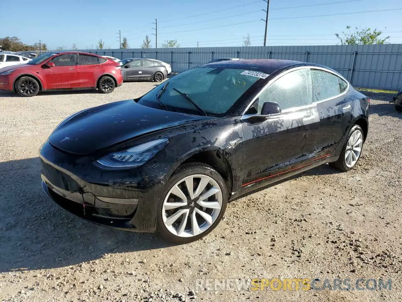 1 fotografías del automóvil dañado 5YJ3E1EA3KF300335 TESLA MODEL 3 2019