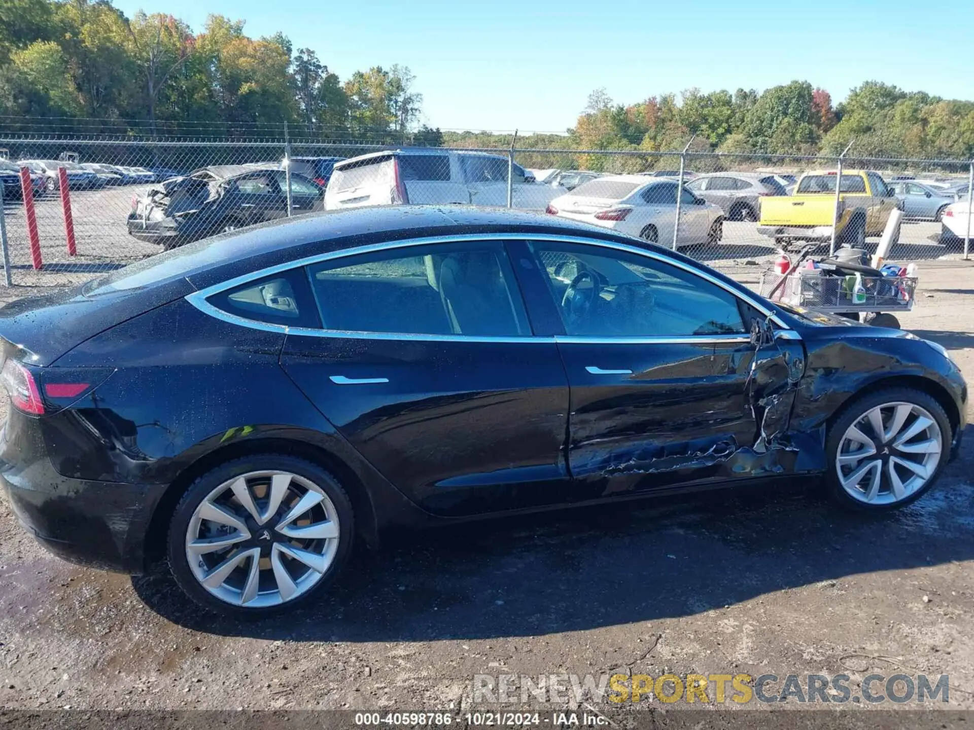 13 fotografías del automóvil dañado 5YJ3E1EA3KF300688 TESLA MODEL 3 2019