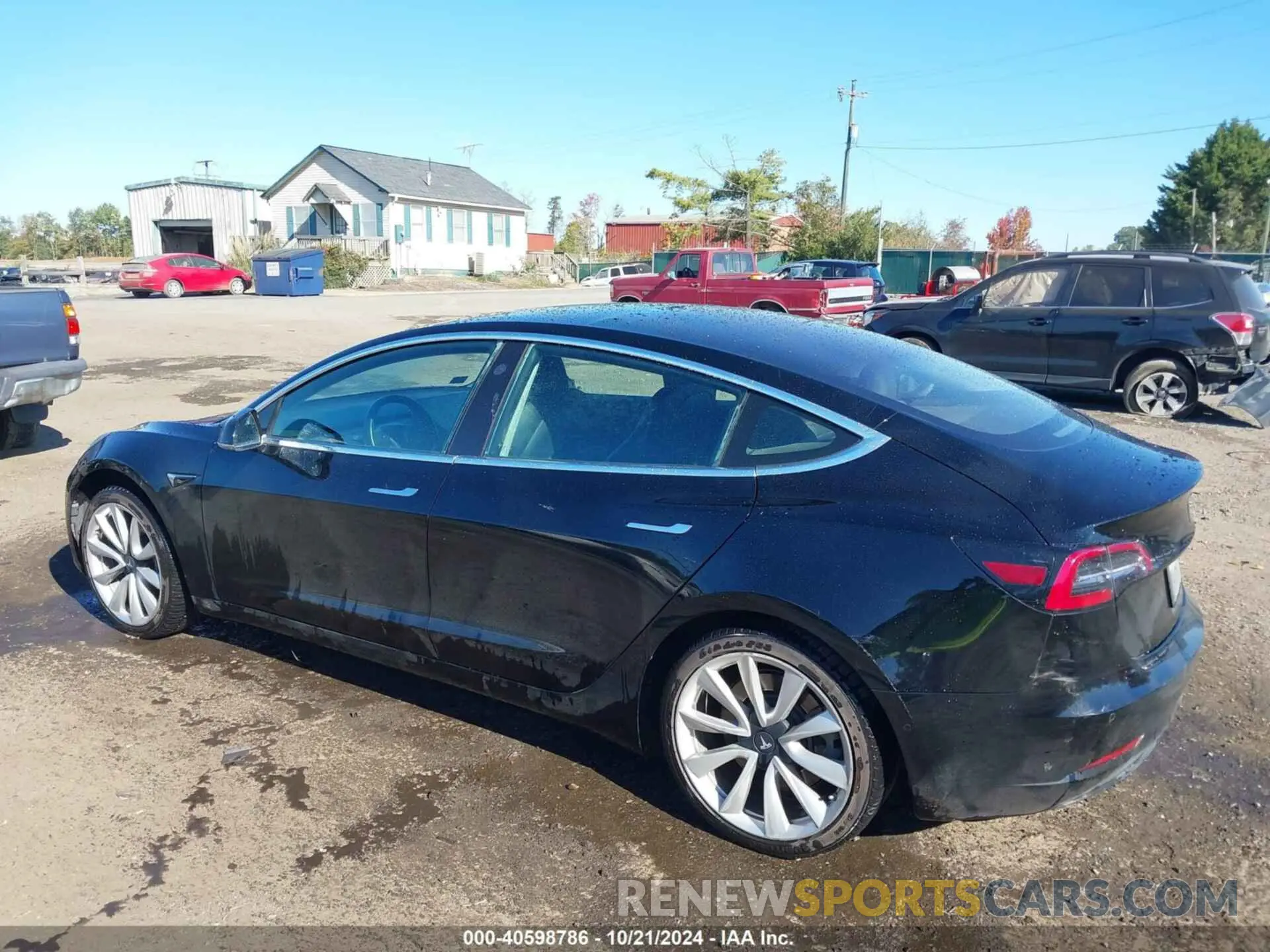 3 fotografías del automóvil dañado 5YJ3E1EA3KF300688 TESLA MODEL 3 2019