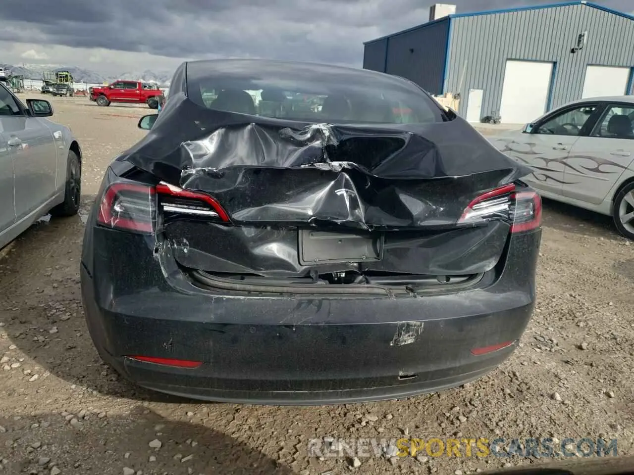 6 fotografías del automóvil dañado 5YJ3E1EA3KF304384 TESLA MODEL 3 2019