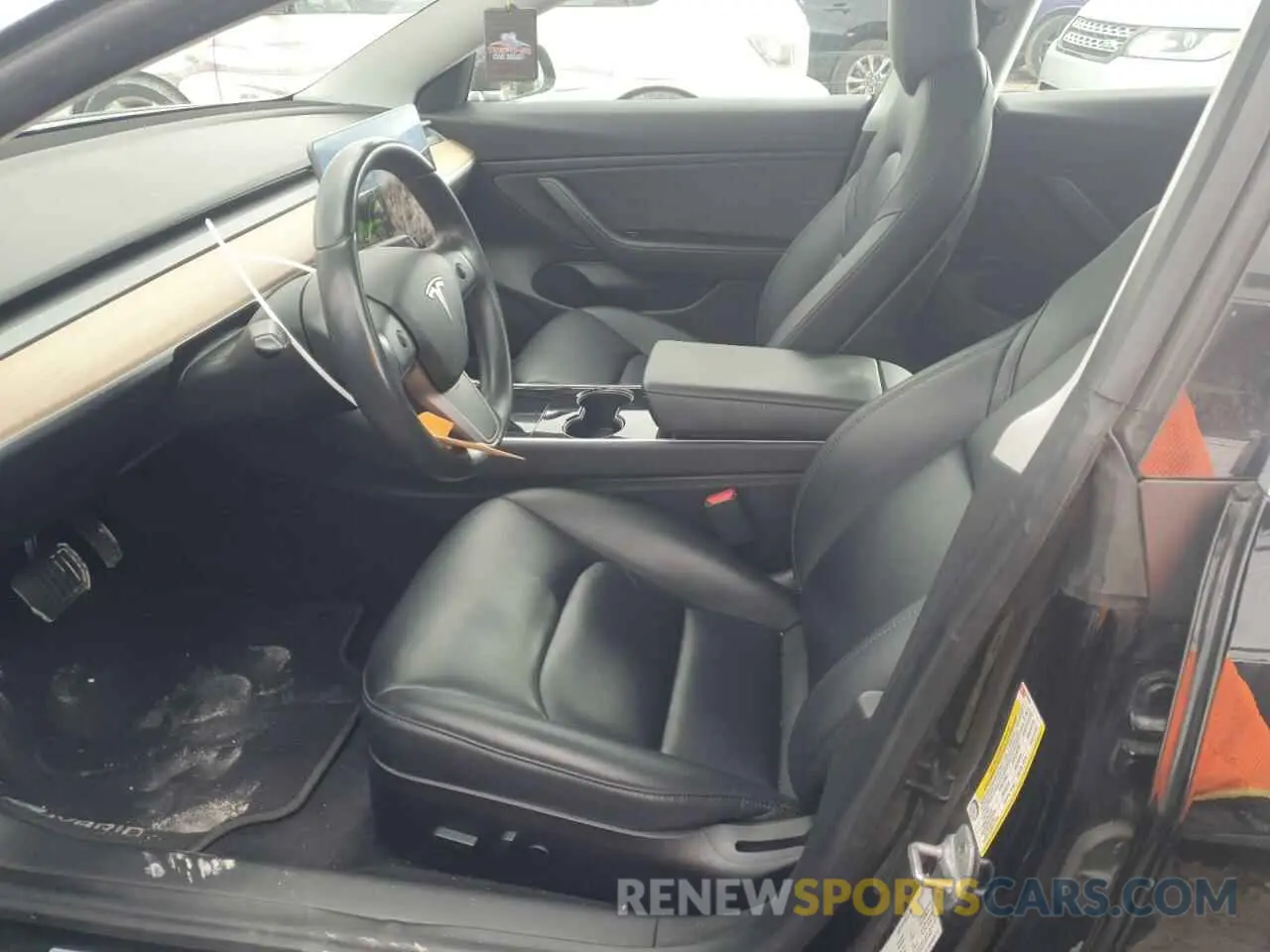 7 fotografías del automóvil dañado 5YJ3E1EA3KF304384 TESLA MODEL 3 2019