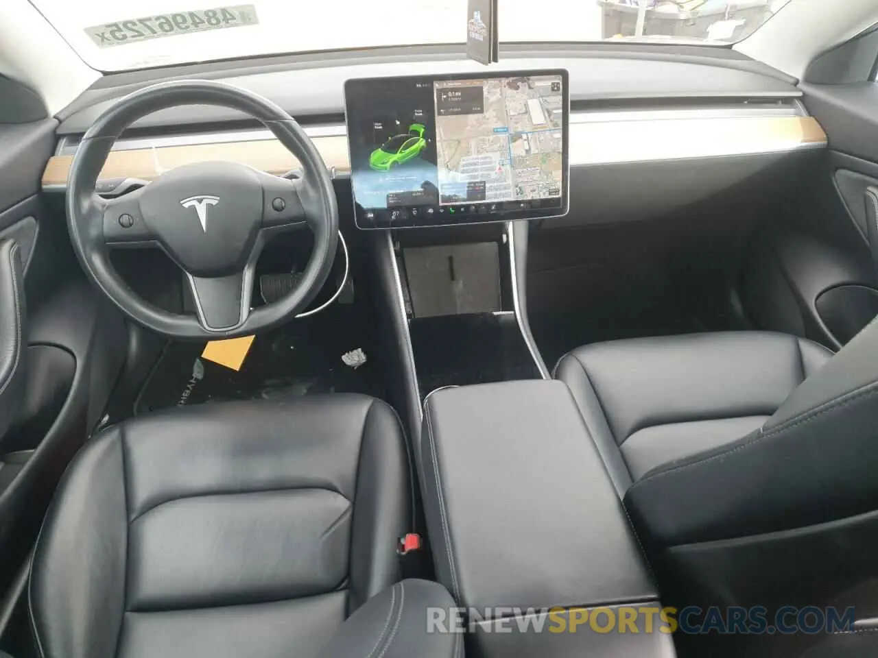 8 fotografías del automóvil dañado 5YJ3E1EA3KF304384 TESLA MODEL 3 2019