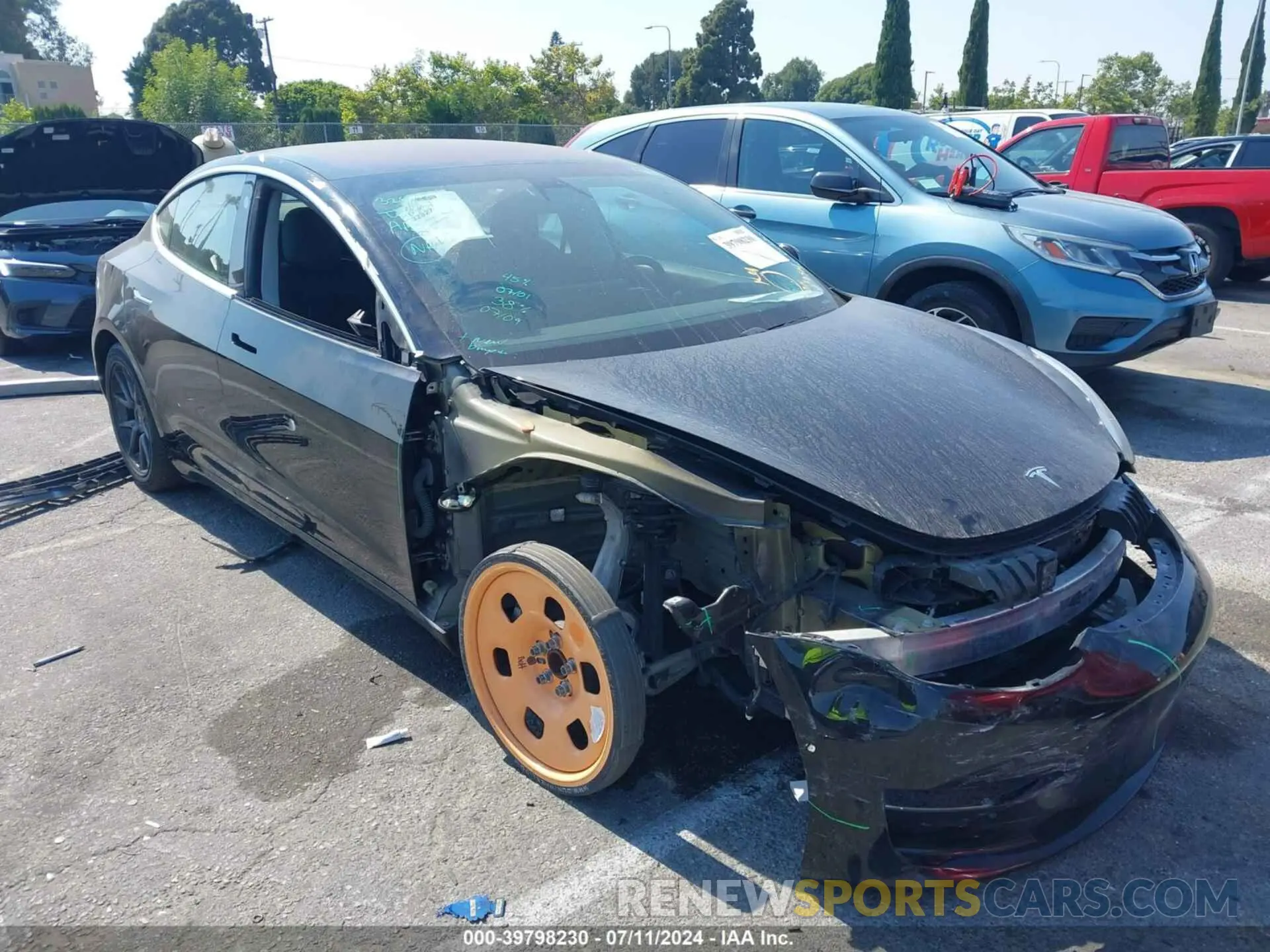 1 fotografías del automóvil dañado 5YJ3E1EA3KF304546 TESLA MODEL 3 2019