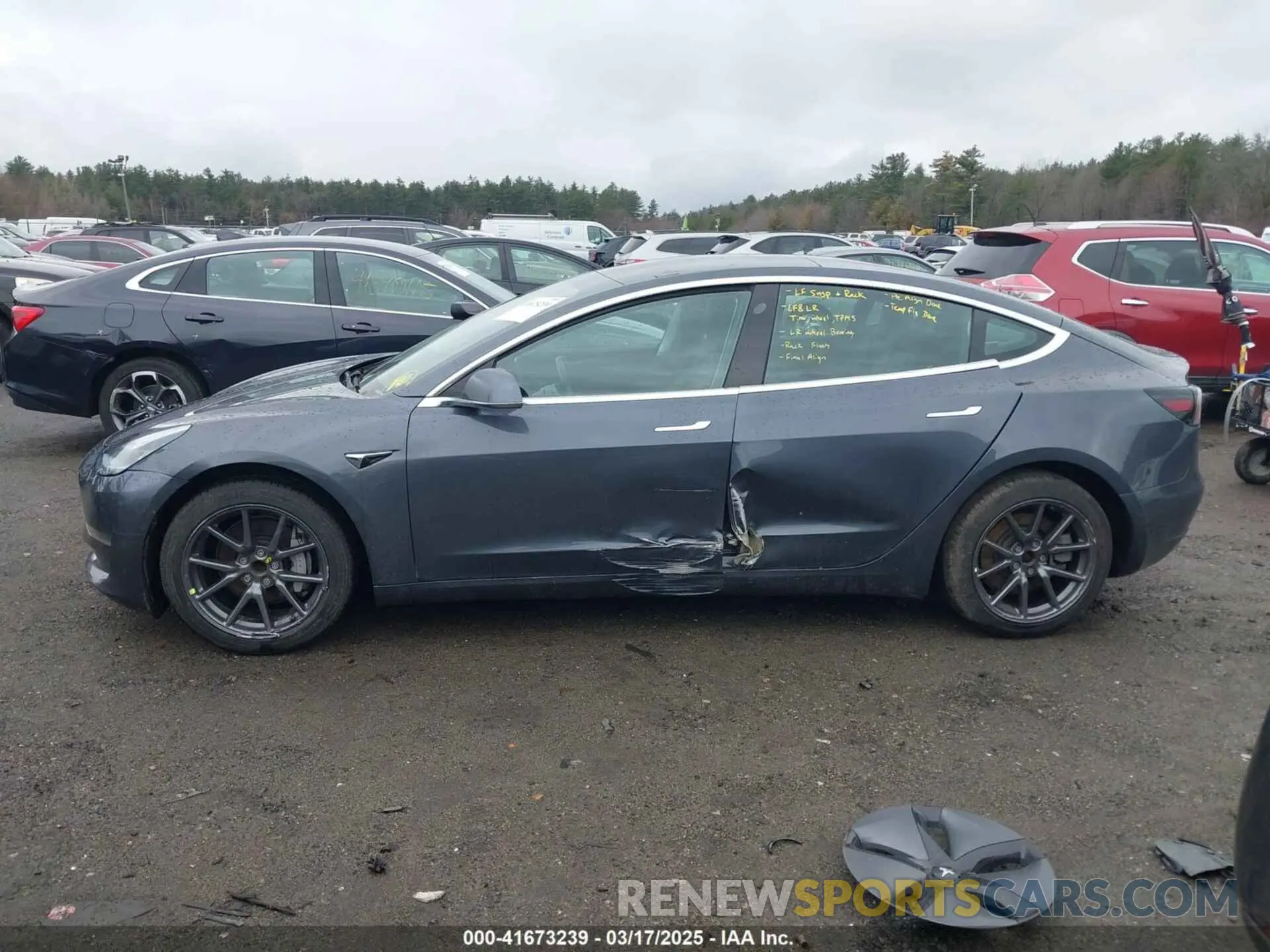 14 fotografías del automóvil dañado 5YJ3E1EA3KF307415 TESLA MODEL 3 2019