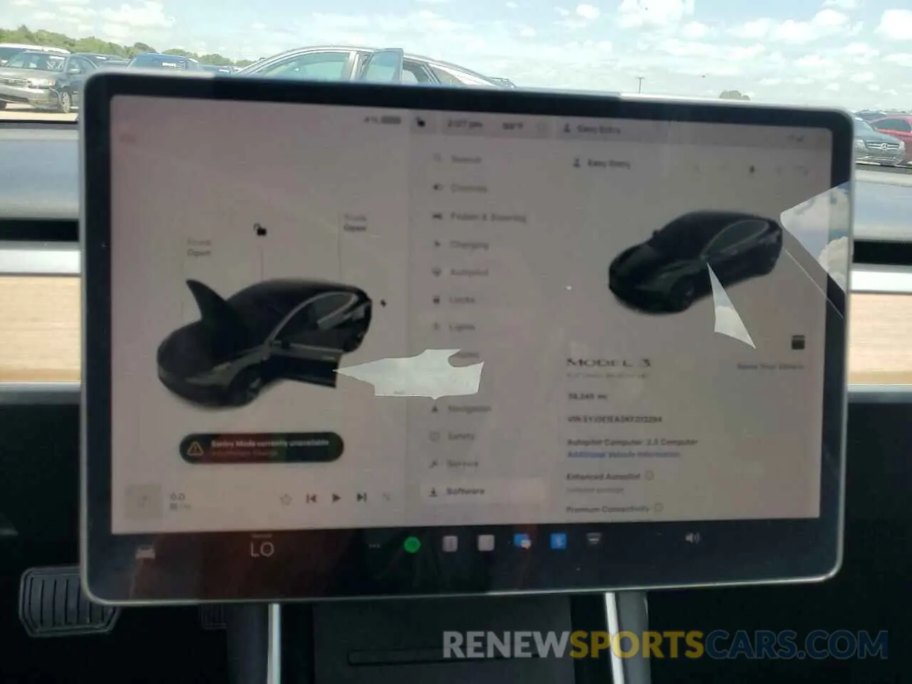 9 fotografías del automóvil dañado 5YJ3E1EA3KF313294 TESLA MODEL 3 2019