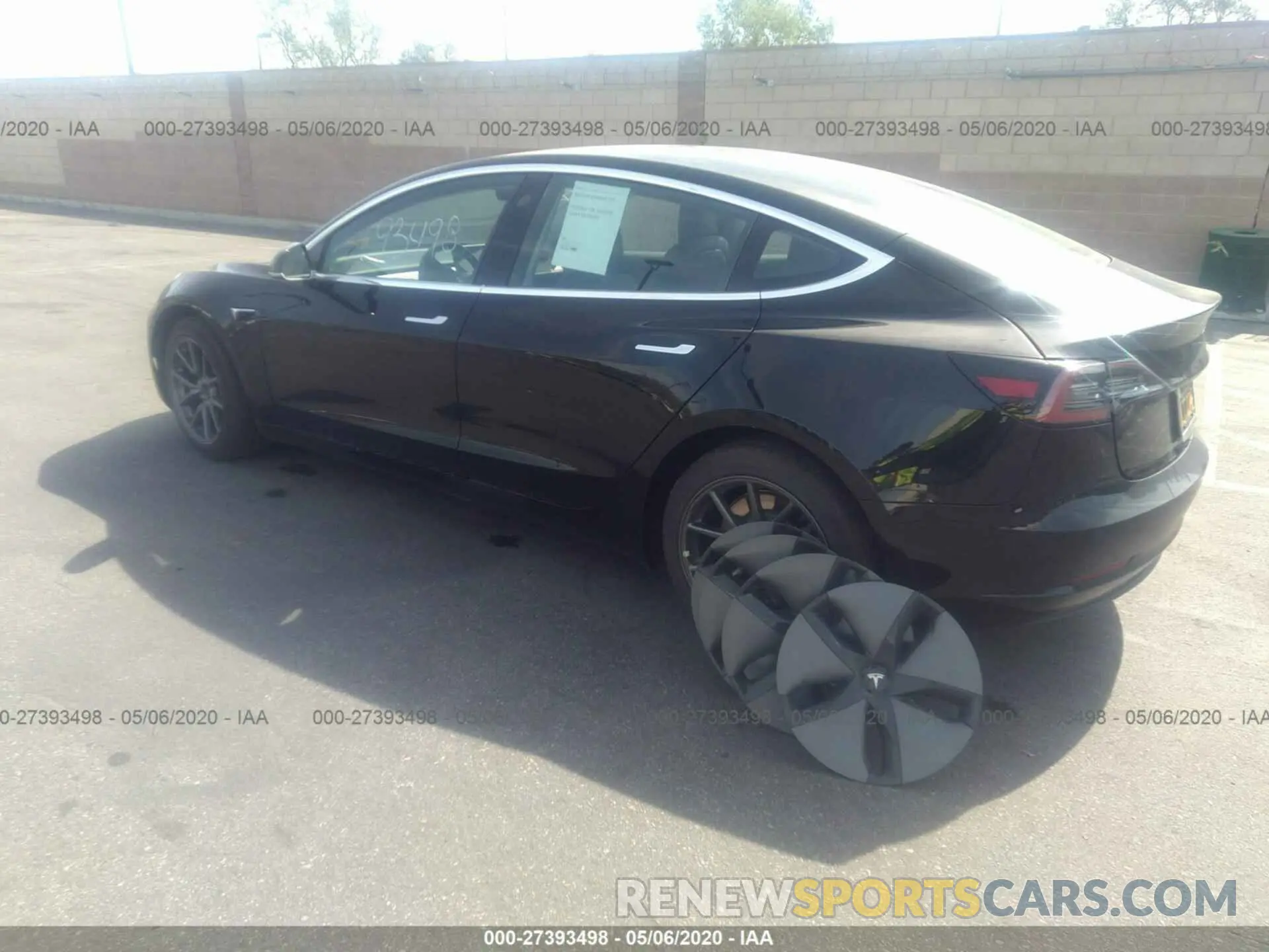 3 fotografías del automóvil dañado 5YJ3E1EA3KF313490 TESLA MODEL 3 2019