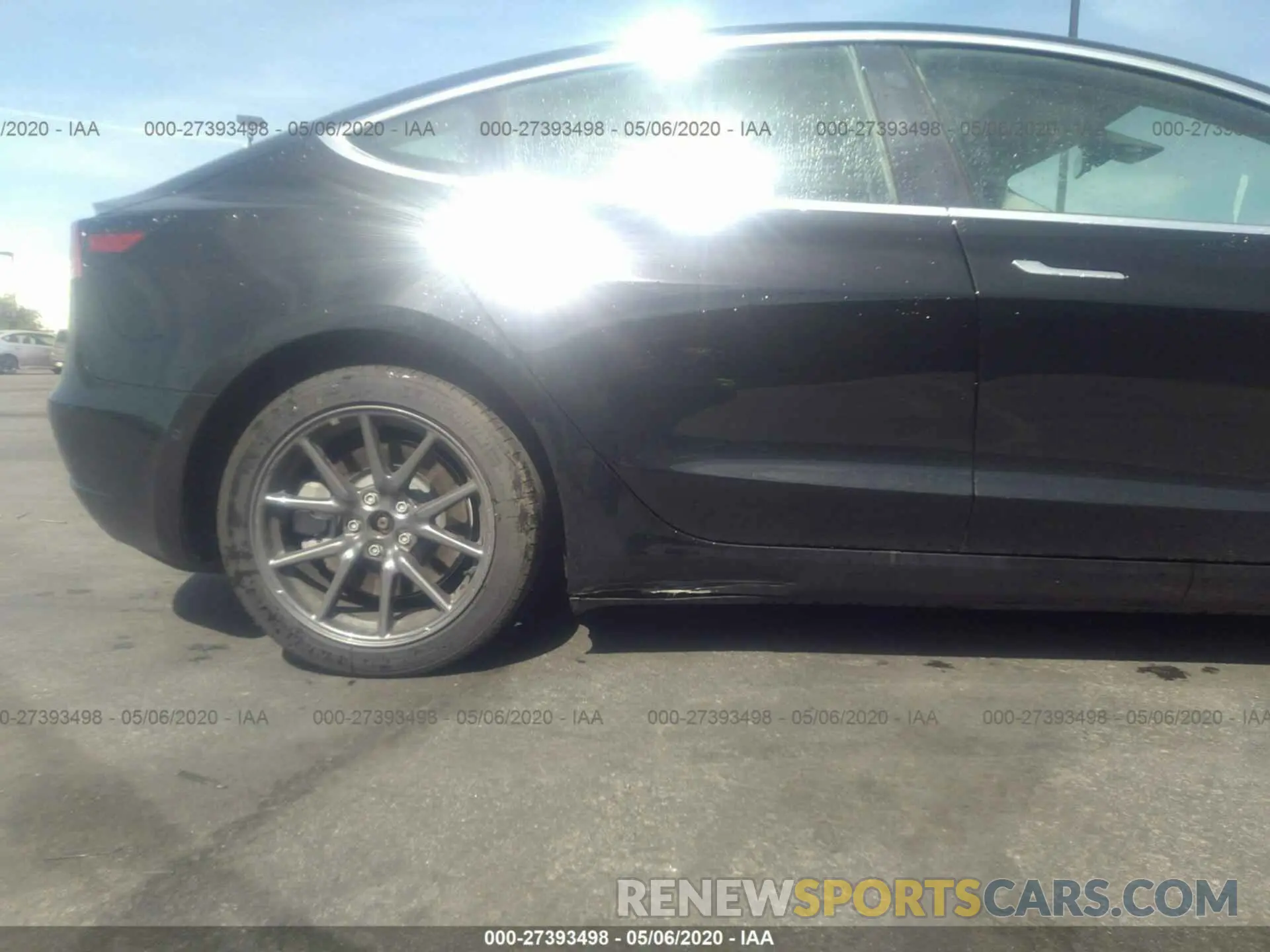 6 fotografías del automóvil dañado 5YJ3E1EA3KF313490 TESLA MODEL 3 2019