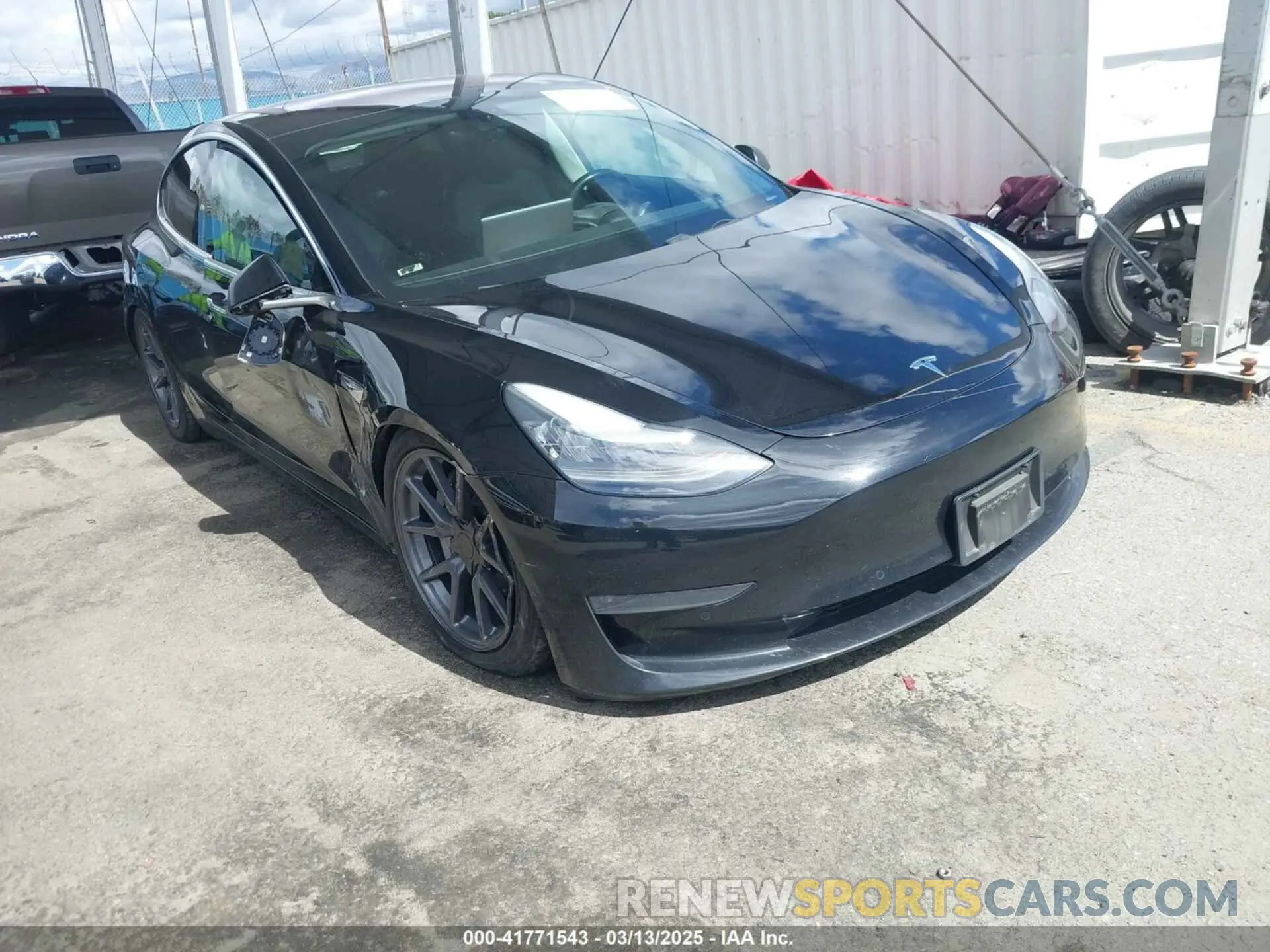 1 fotografías del automóvil dañado 5YJ3E1EA3KF325056 TESLA MODEL 3 2019