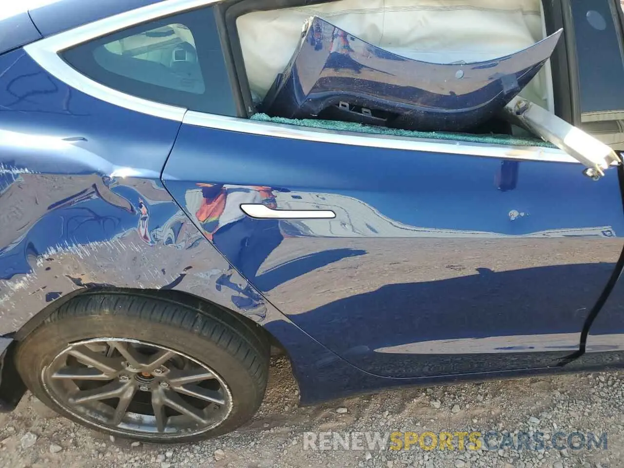 10 fotografías del automóvil dañado 5YJ3E1EA3KF326143 TESLA MODEL 3 2019