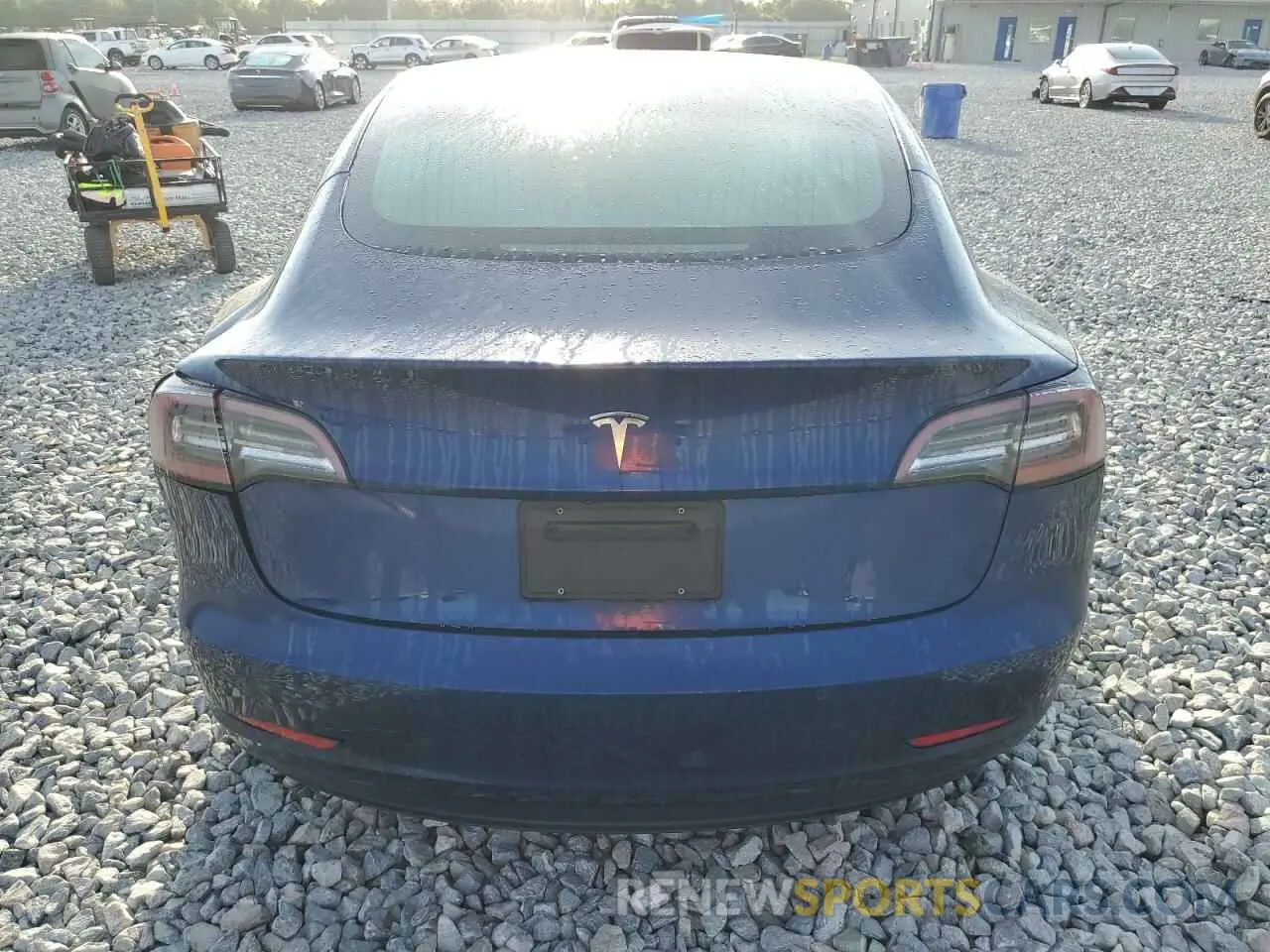 6 fotografías del automóvil dañado 5YJ3E1EA3KF332430 TESLA MODEL 3 2019