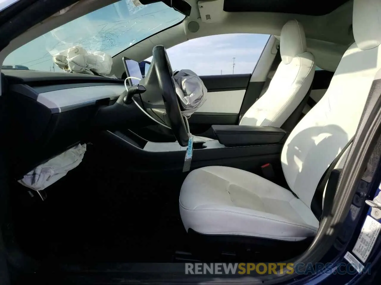 7 fotografías del automóvil dañado 5YJ3E1EA3KF332430 TESLA MODEL 3 2019