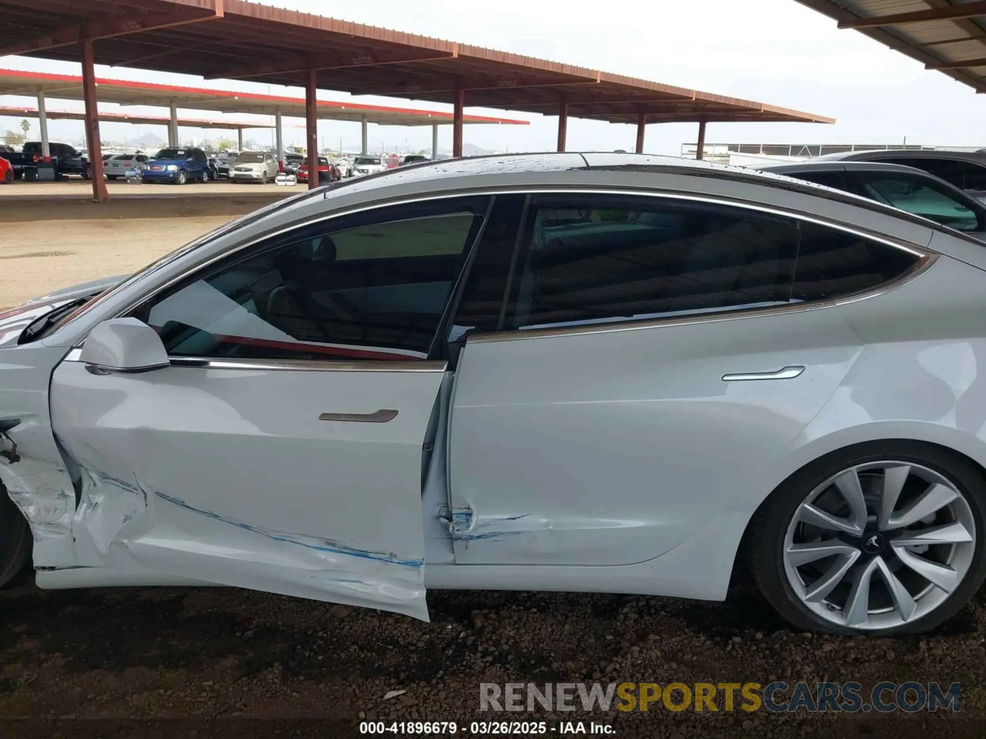 13 fotografías del automóvil dañado 5YJ3E1EA3KF332864 TESLA MODEL 3 2019