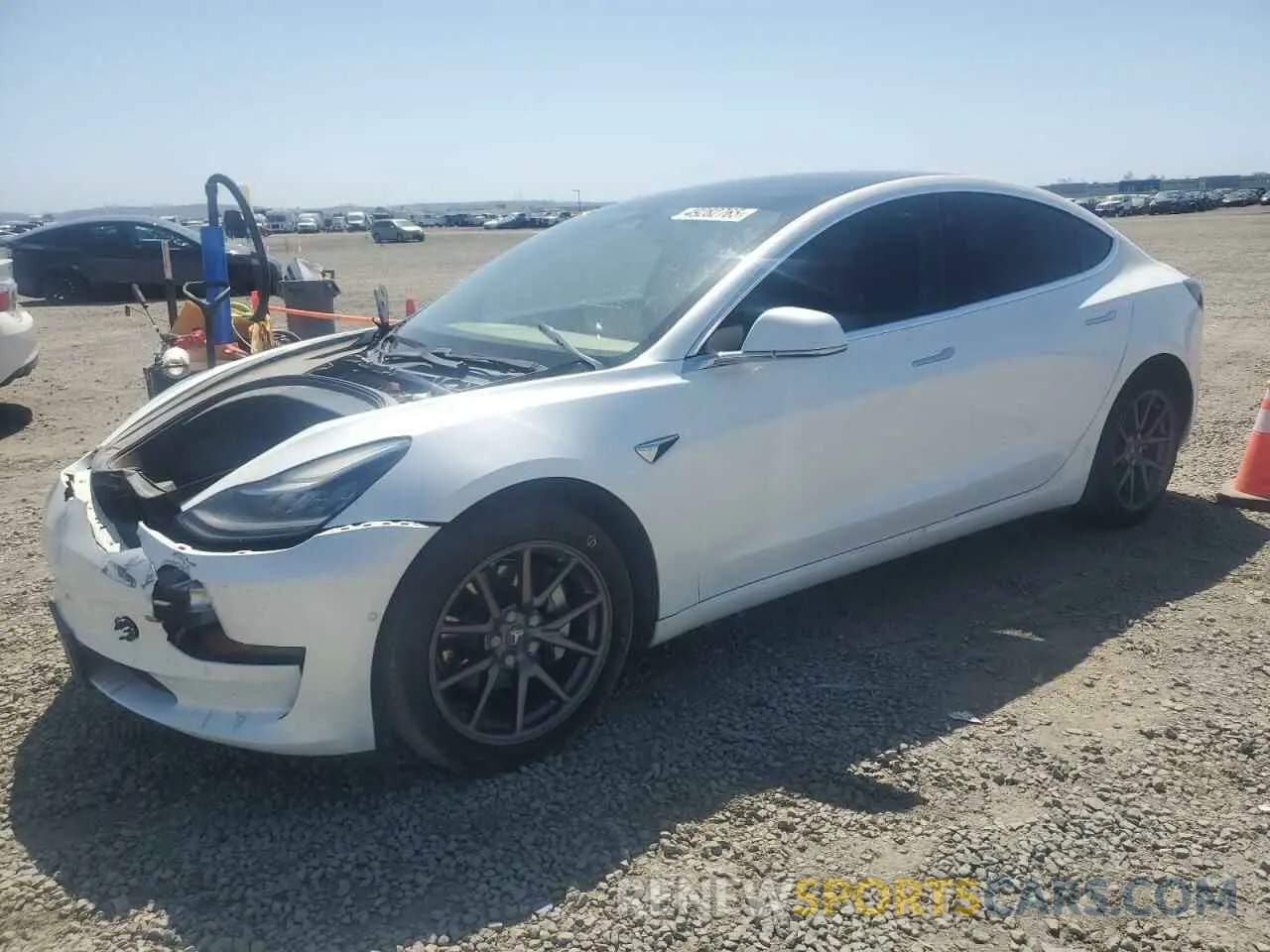 1 fotografías del automóvil dañado 5YJ3E1EA3KF345033 TESLA MODEL 3 2019