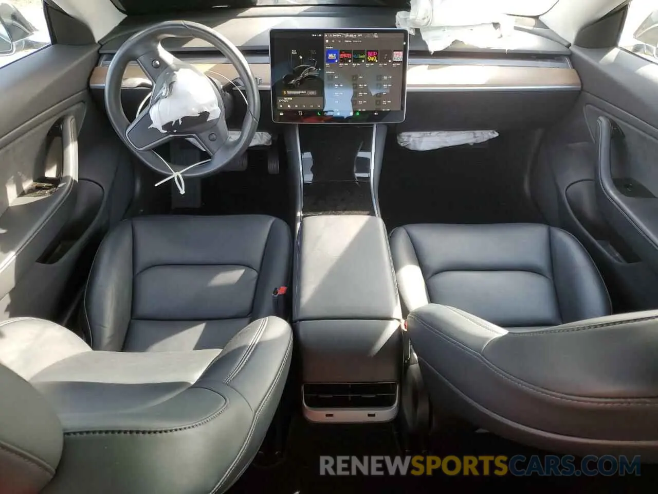8 fotografías del automóvil dañado 5YJ3E1EA3KF399335 TESLA MODEL 3 2019