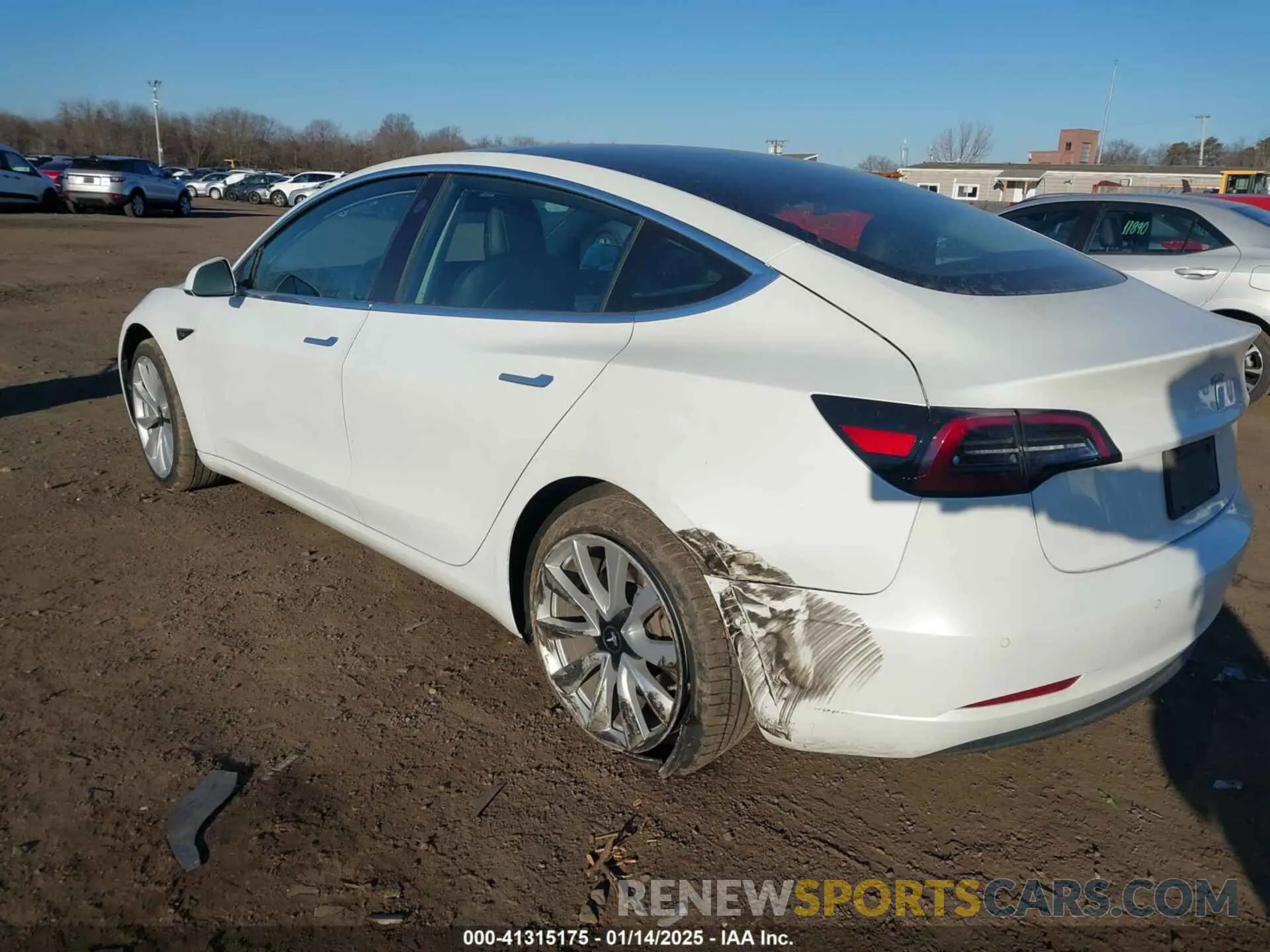 6 fotografías del automóvil dañado 5YJ3E1EA3KF402525 TESLA MODEL 3 2019