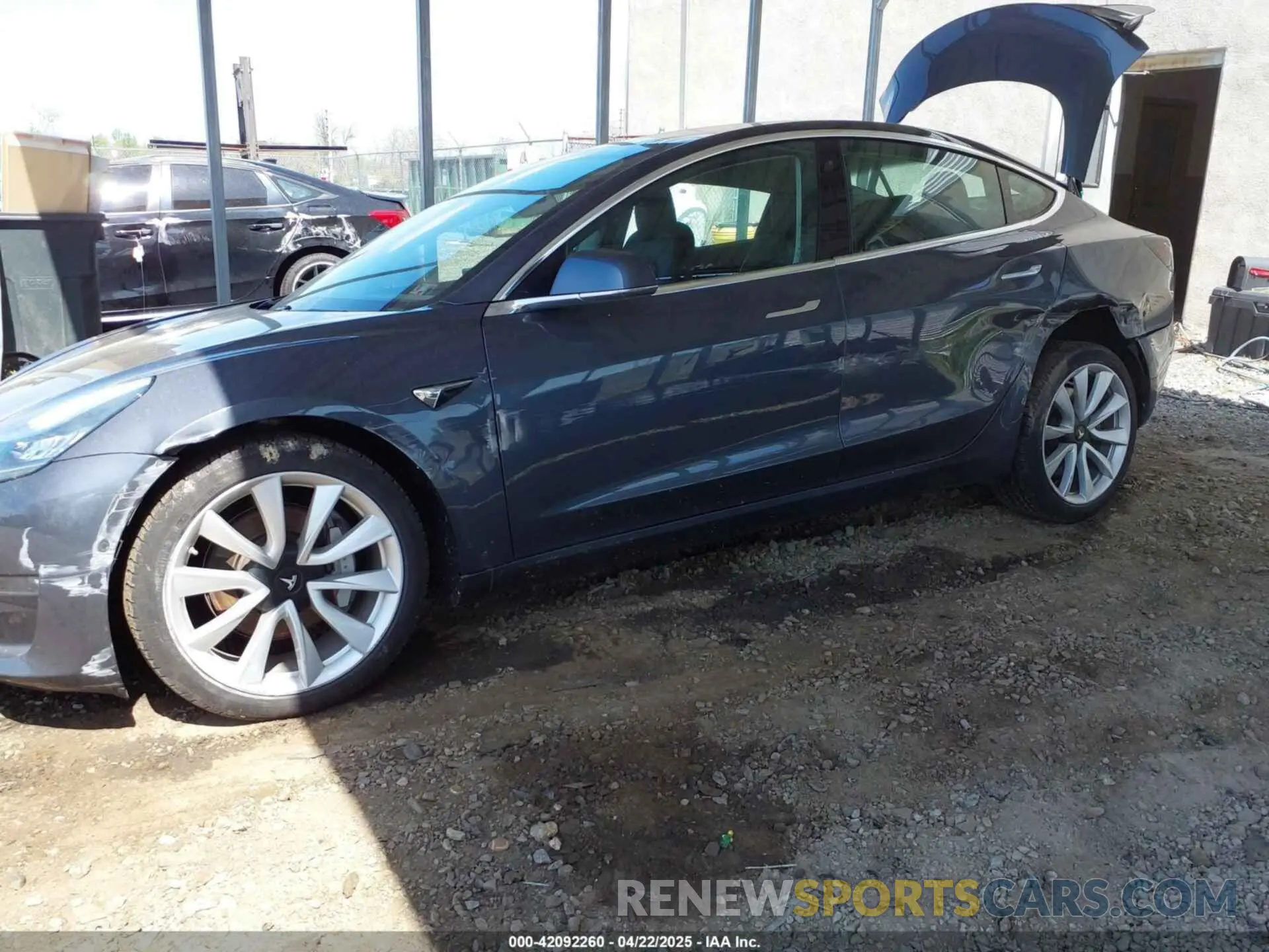 6 fotografías del automóvil dañado 5YJ3E1EA3KF412603 TESLA MODEL 3 2019