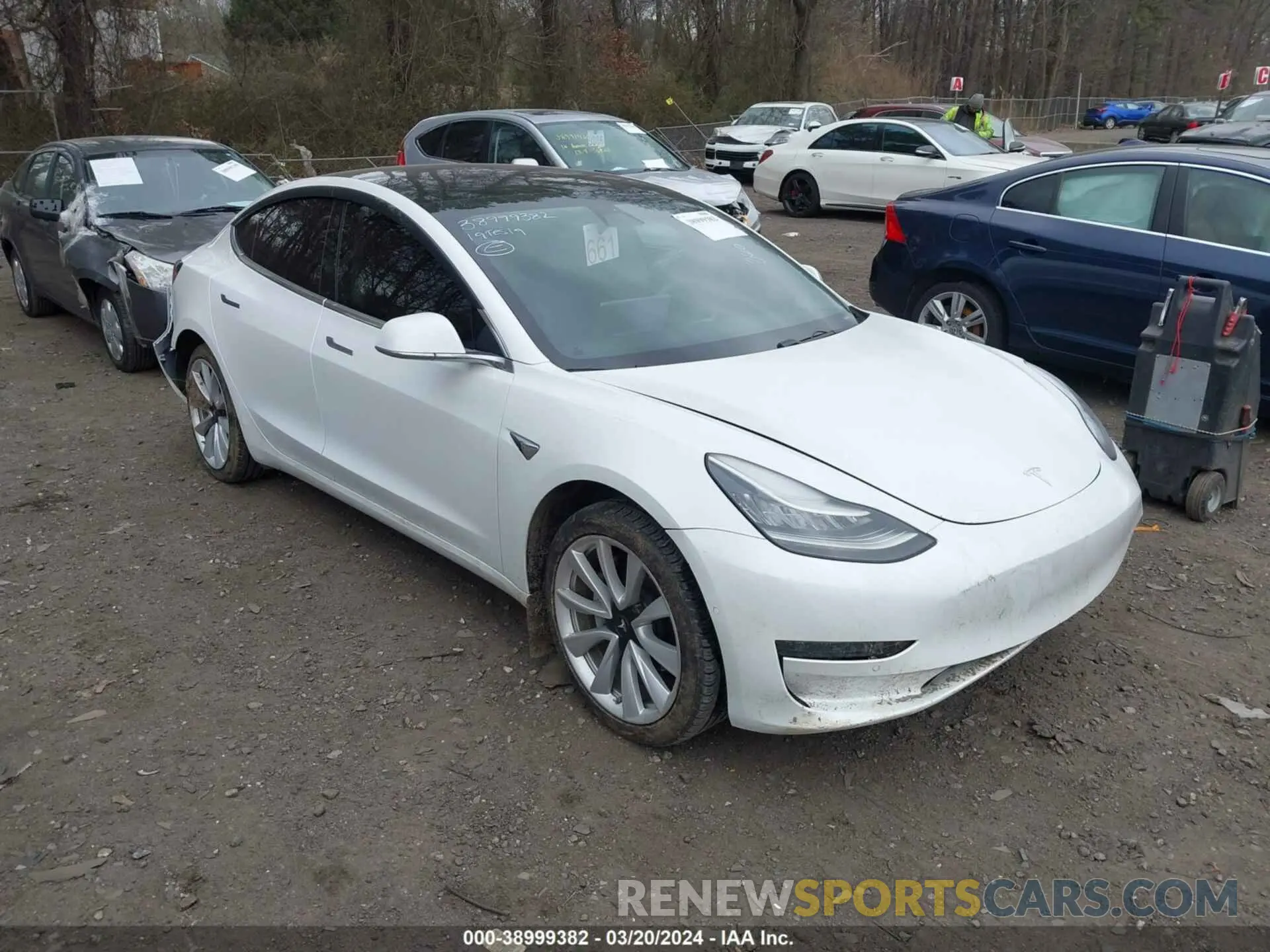 1 fotografías del automóvil dañado 5YJ3E1EA3KF436464 TESLA MODEL 3 2019