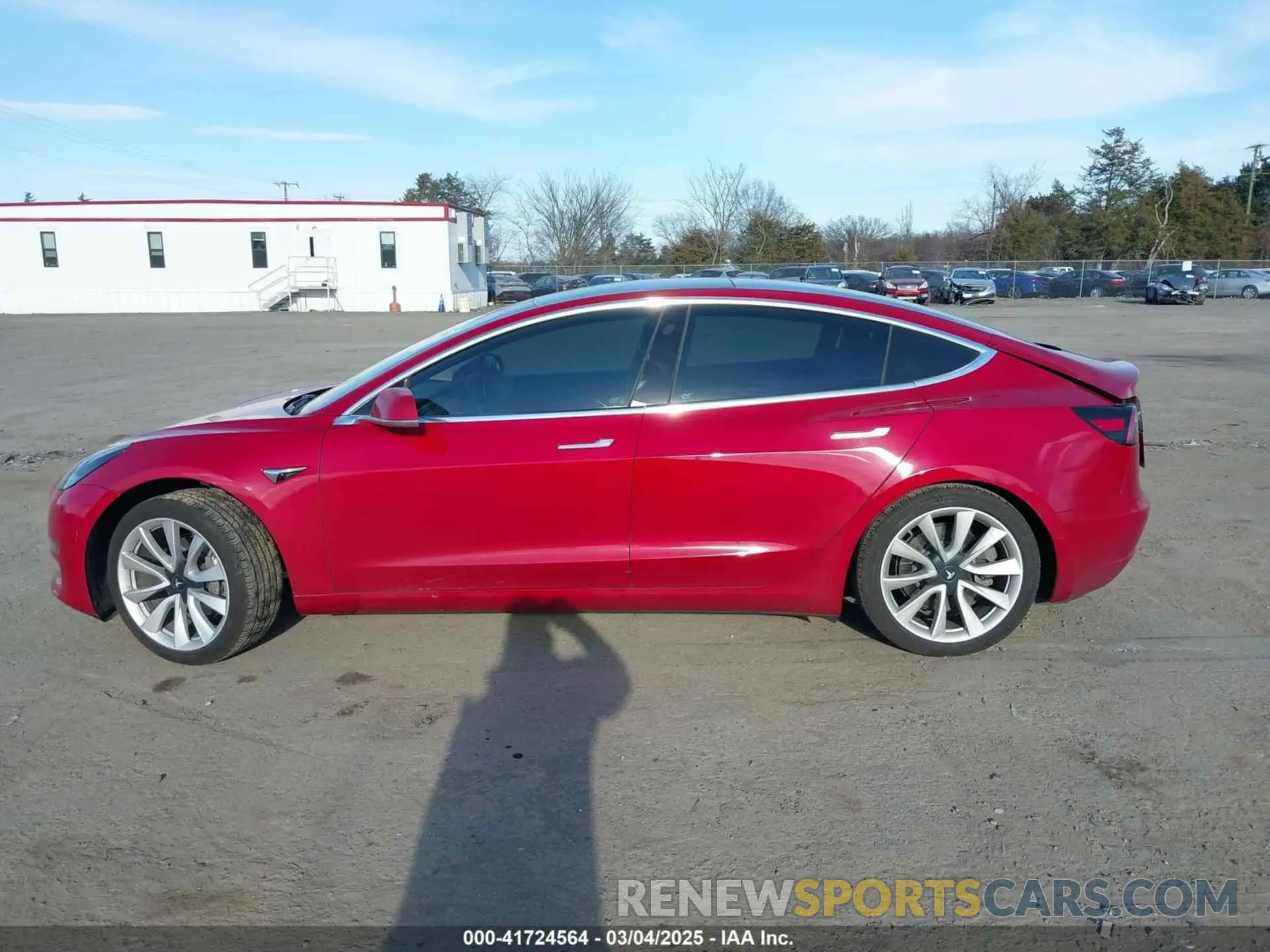 14 fotografías del automóvil dañado 5YJ3E1EA3KF466418 TESLA MODEL 3 2019