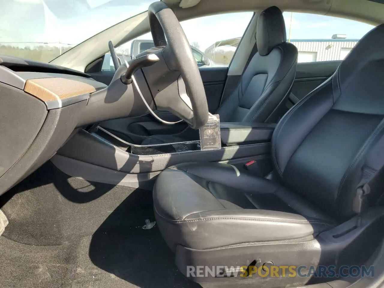 7 fotografías del automóvil dañado 5YJ3E1EA3KF483784 TESLA MODEL 3 2019